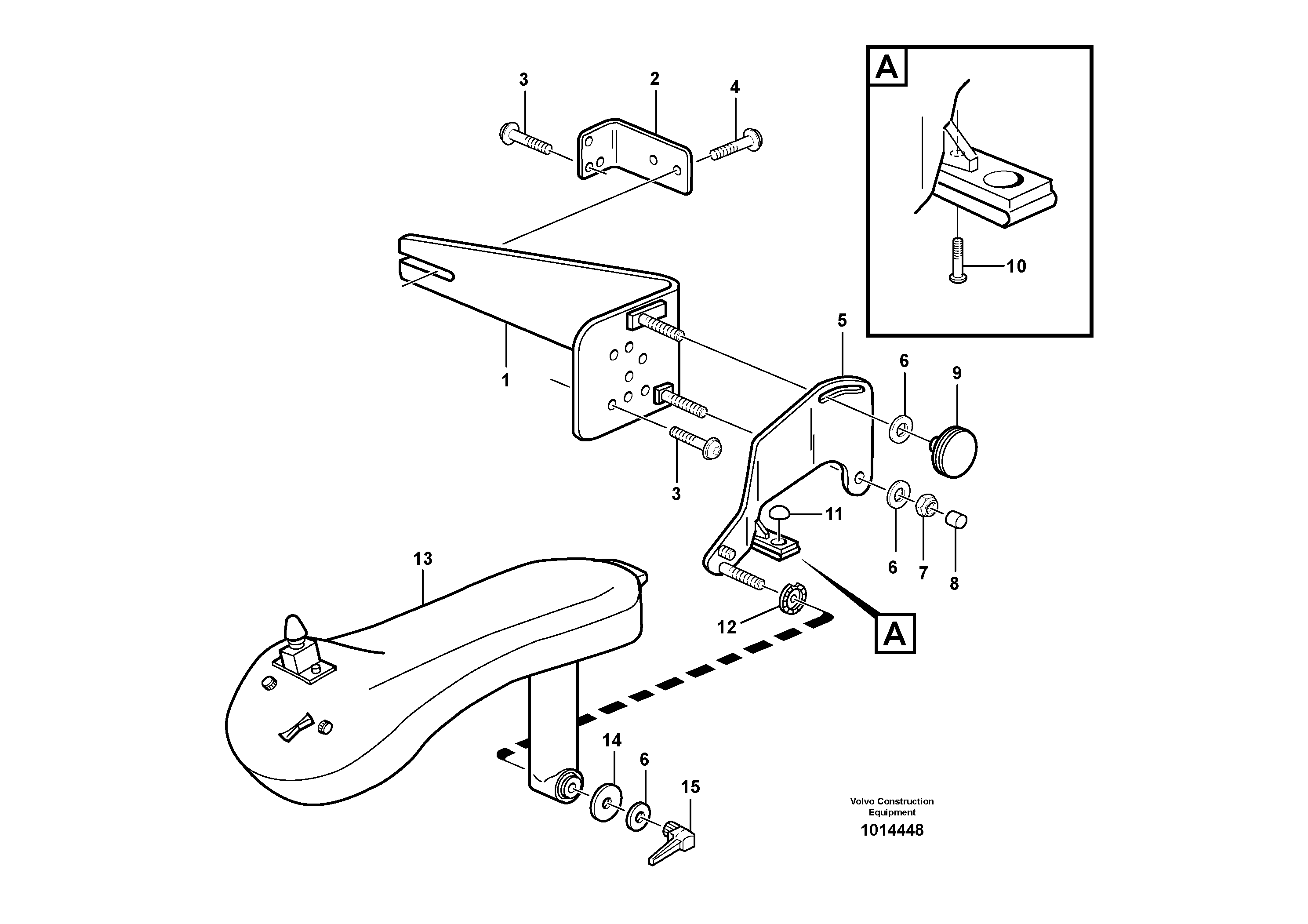 Схема запчастей Volvo L90E - 16509 CDC - steering, sheet metal parts L90E