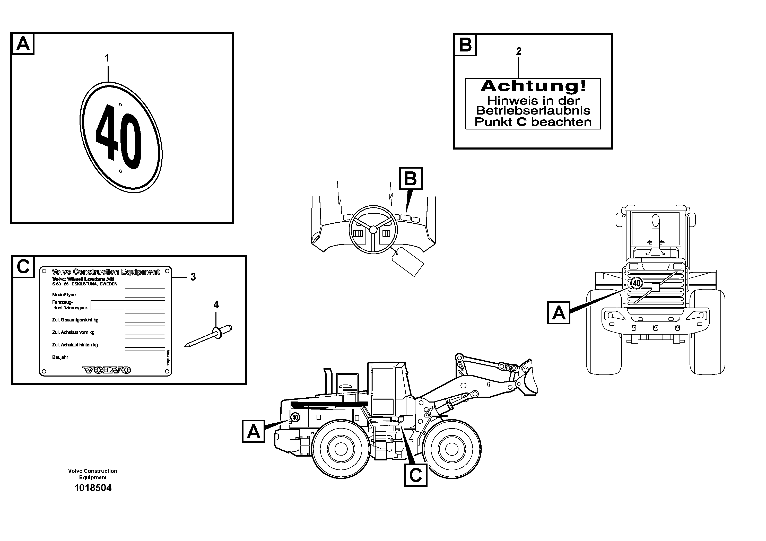 Схема запчастей Volvo L90E - 20549 German version L90E