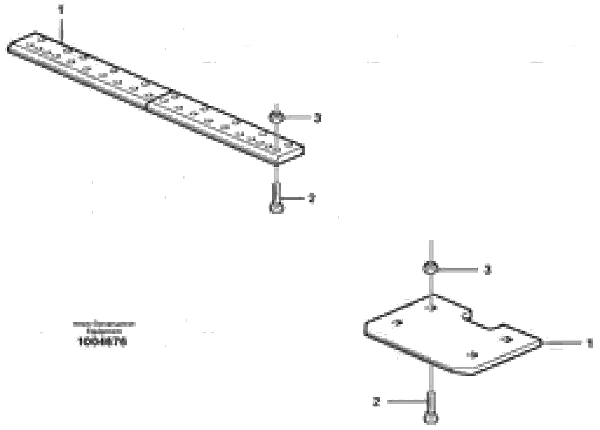 Схема запчастей Volvo L110E - 5711 Bolt-on edge, rubber ATTACHMENTS ATTACHMENTS WHEEL LOADERS GEN. D - E