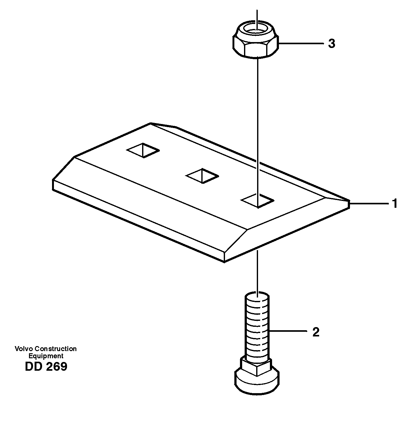 Схема запчастей Volvo L110E - 5725 Segment ATTACHMENTS ATTACHMENTS WHEEL LOADERS GEN. D - E