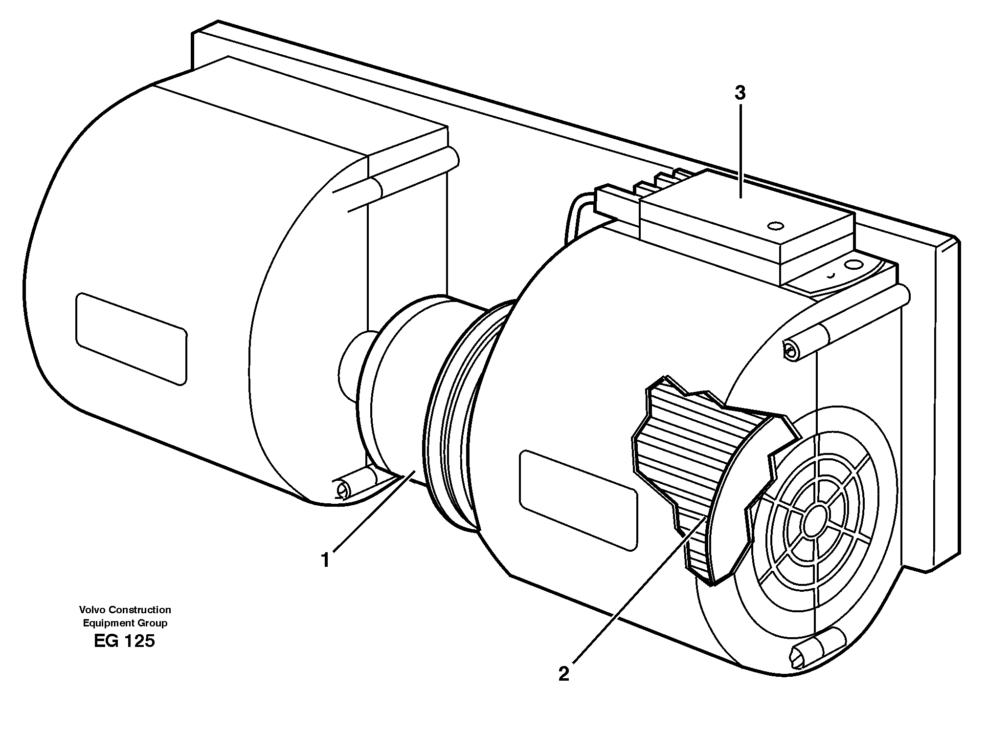 Схема запчастей Volvo L180D - 30022 Fan L180D