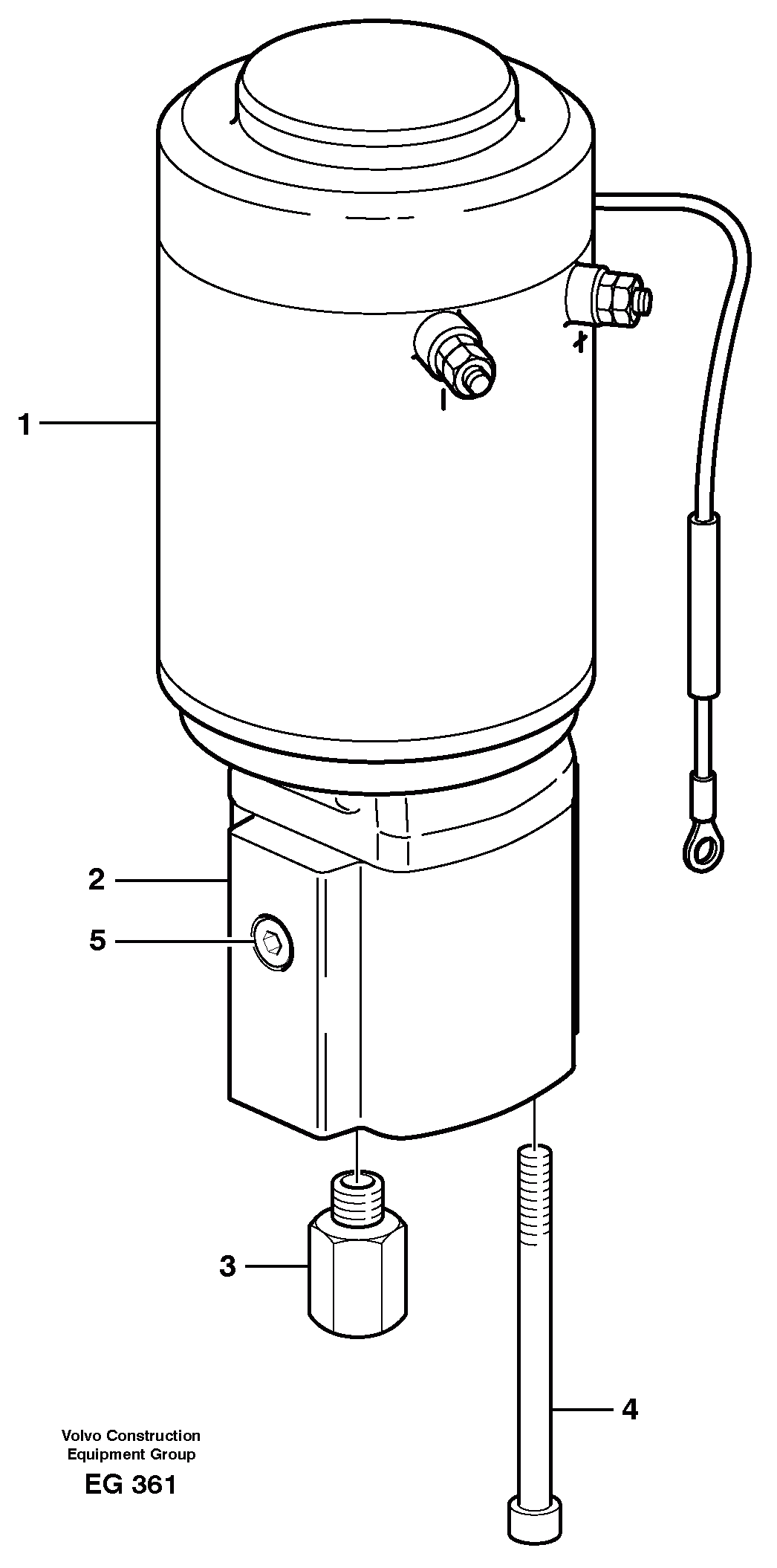 Схема запчастей Volvo L180D - 22803 Pump unit L180D