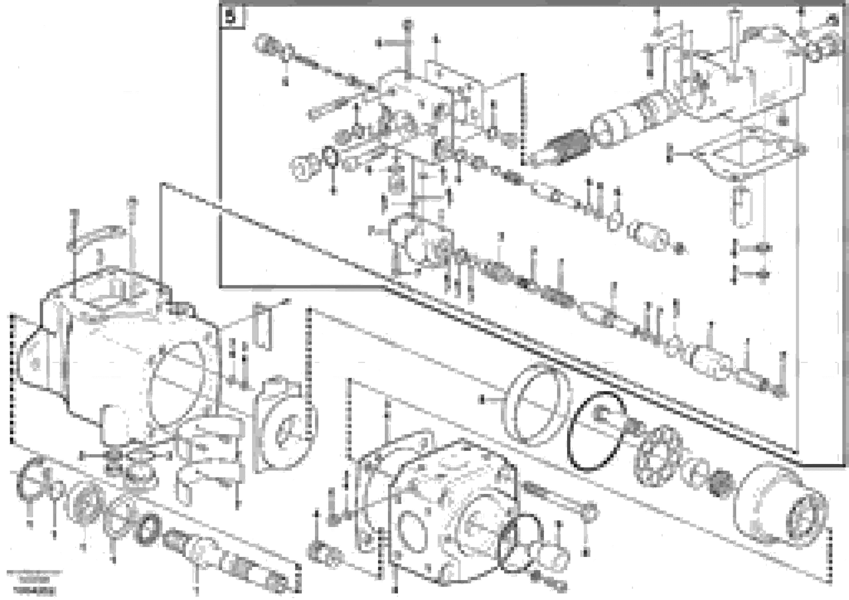 Схема запчастей Volvo L180E - 40183 Гидронасос (основной насос) L180E S/N 8002 - 9407