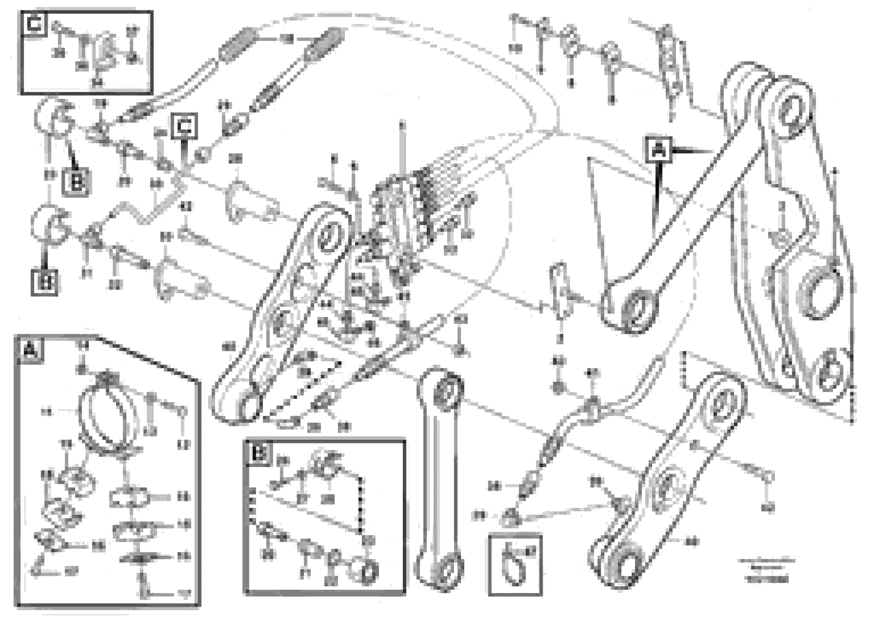 Схема запчастей Volvo L180E - 45015 Distribution block, B4 L180E S/N 8002 - 9407