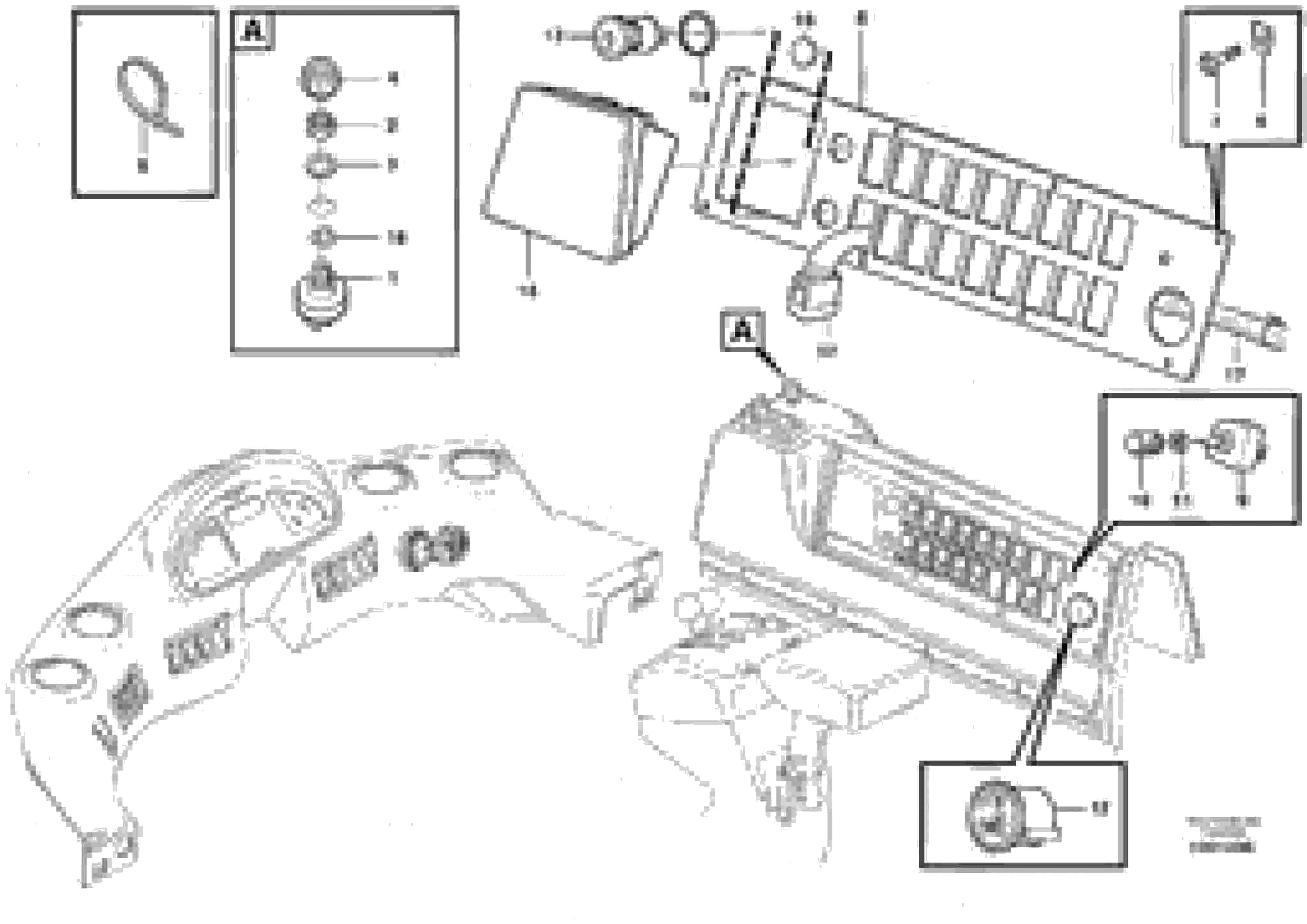 Схема запчастей Volvo L180E - 53219 Side panel L180E S/N 8002 - 9407