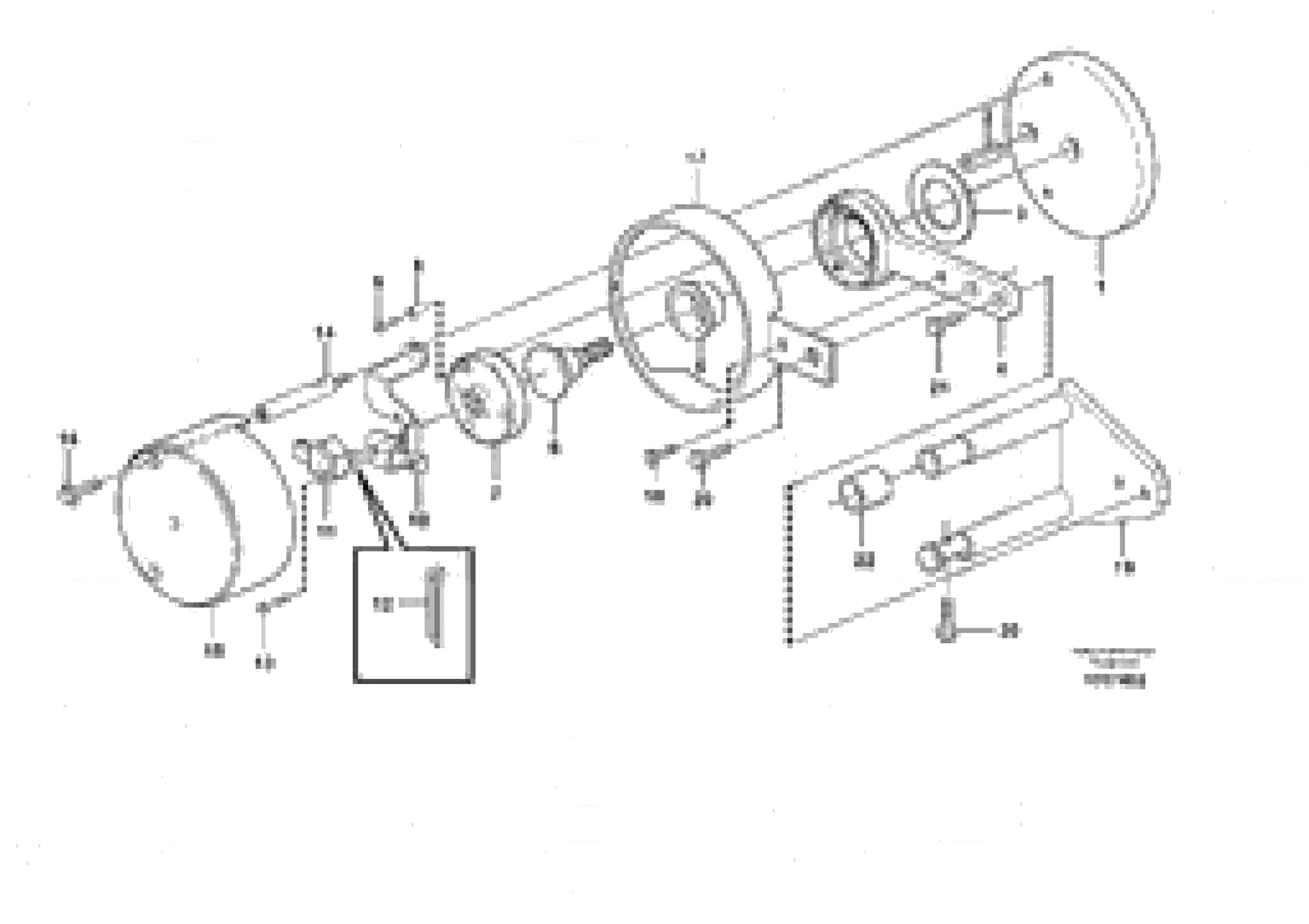 Схема запчастей Volvo L180E - 96658 Angle sensor, steering L180E S/N 5004 - 7398 S/N 62501 - 62543 USA