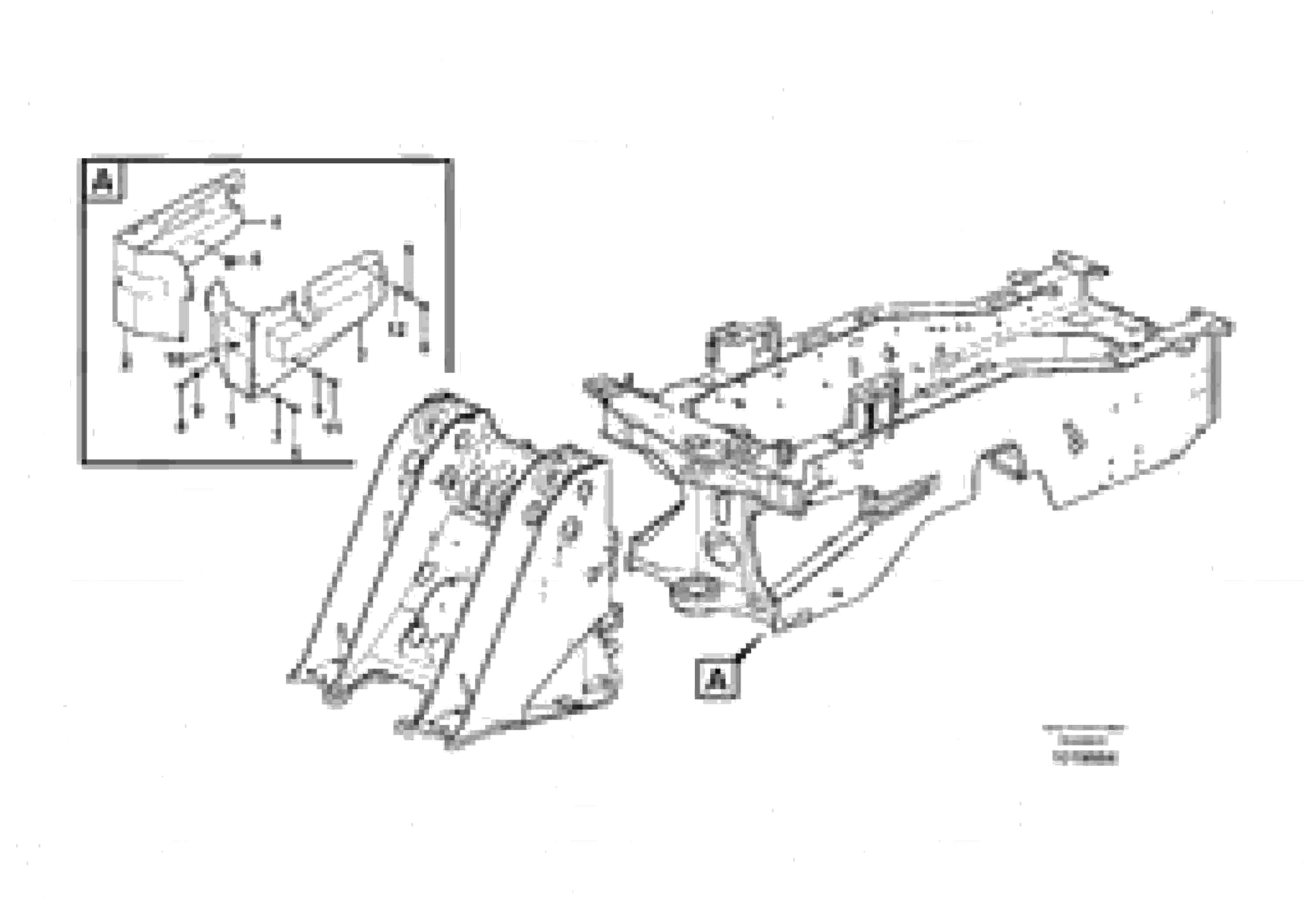 Схема запчастей Volvo L180E - 39386 Protecting plates L180E HIGH-LIFT S/N 5004 - 7398