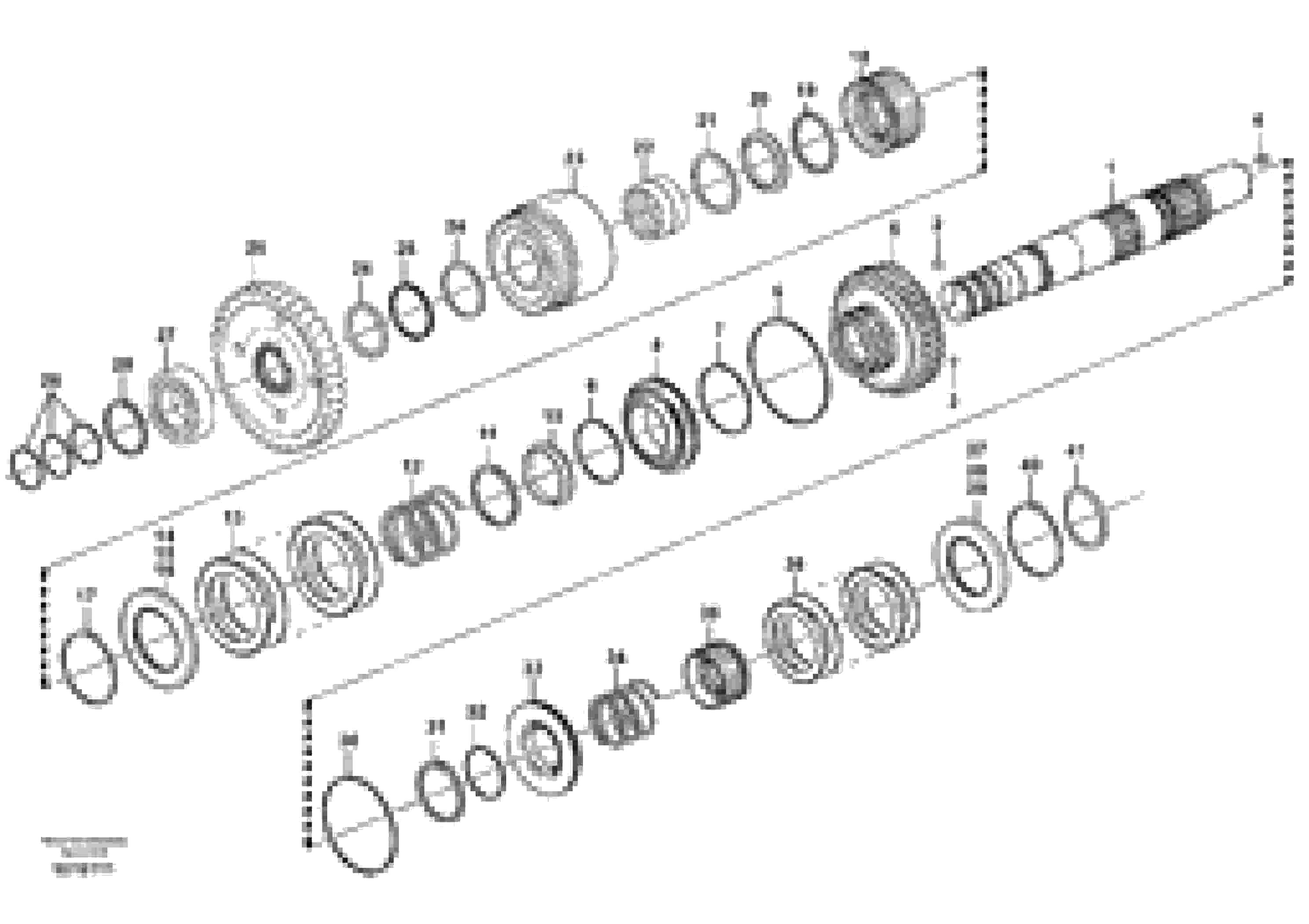 Схема запчастей Volvo L180E - 85021 Hydraulic clutch, reverse / 2nd speed L180E HIGH-LIFT S/N 8002 - 9407