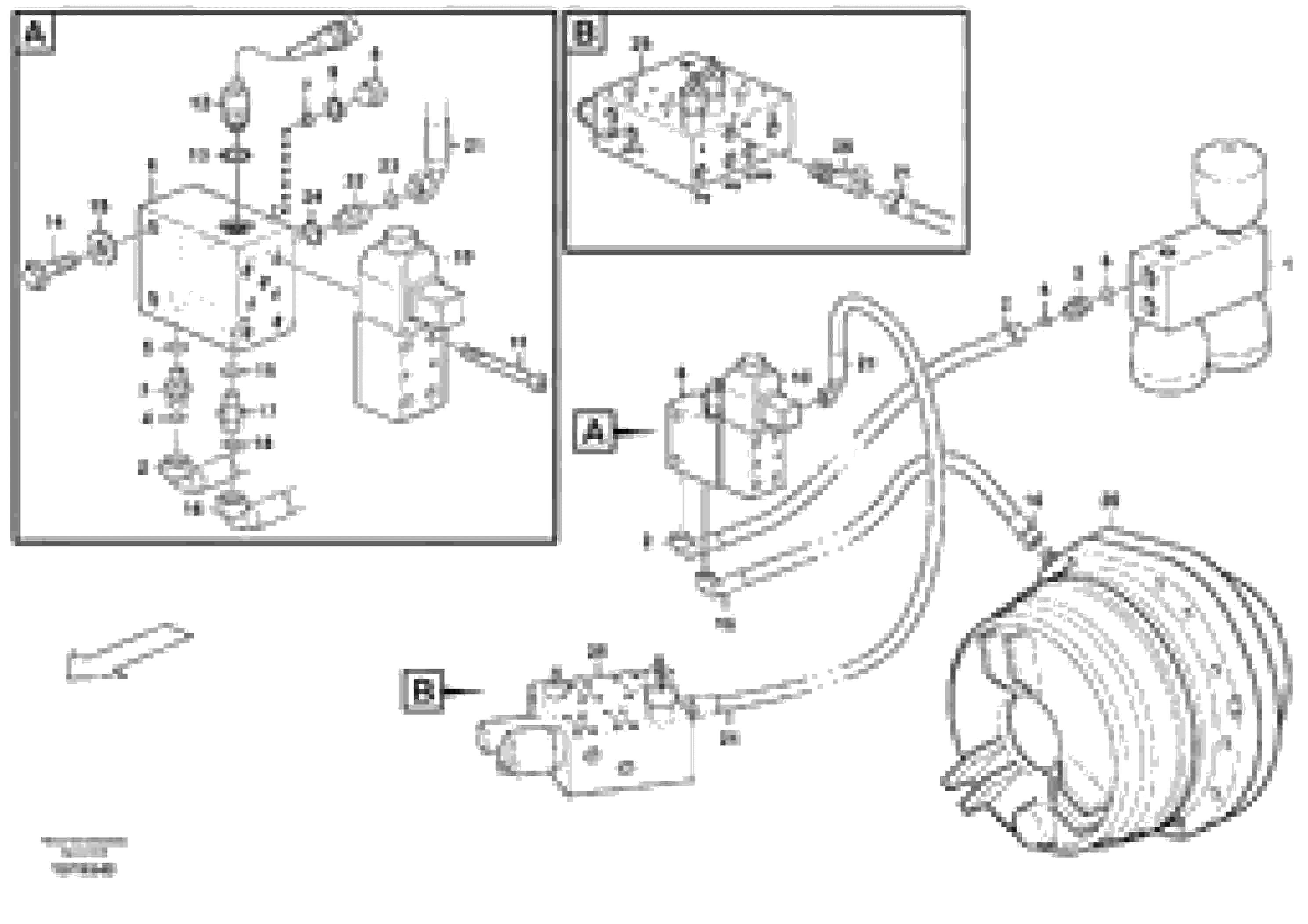 Схема запчастей Volvo L180E - 46739 Parking brake L180E HIGH-LIFT S/N 8002 - 9407