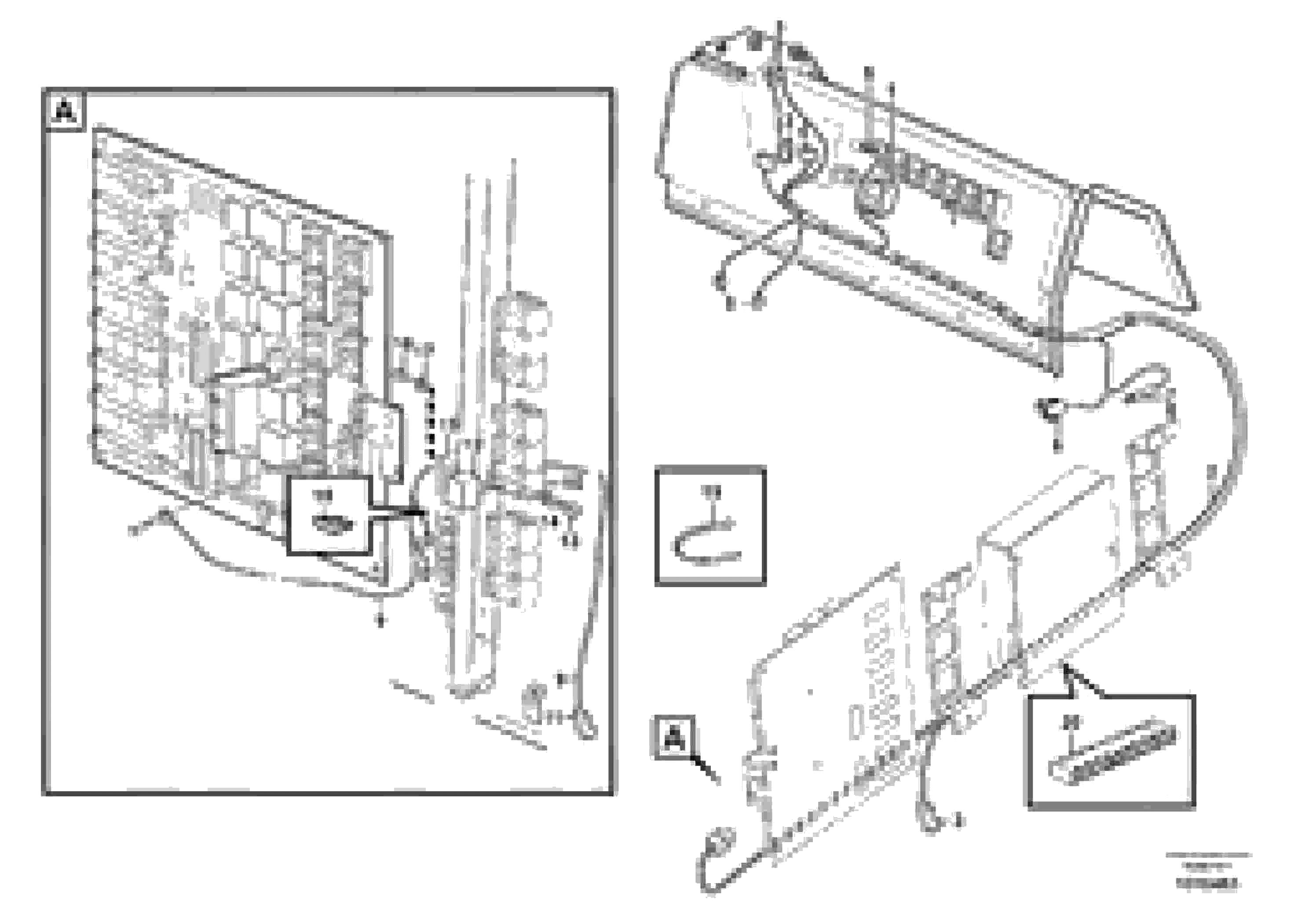 Схема запчастей Volvo L180E - 59865 Cable harness, automatic temperature control L180E S/N 5004 - 7398 S/N 62501 - 62543 USA