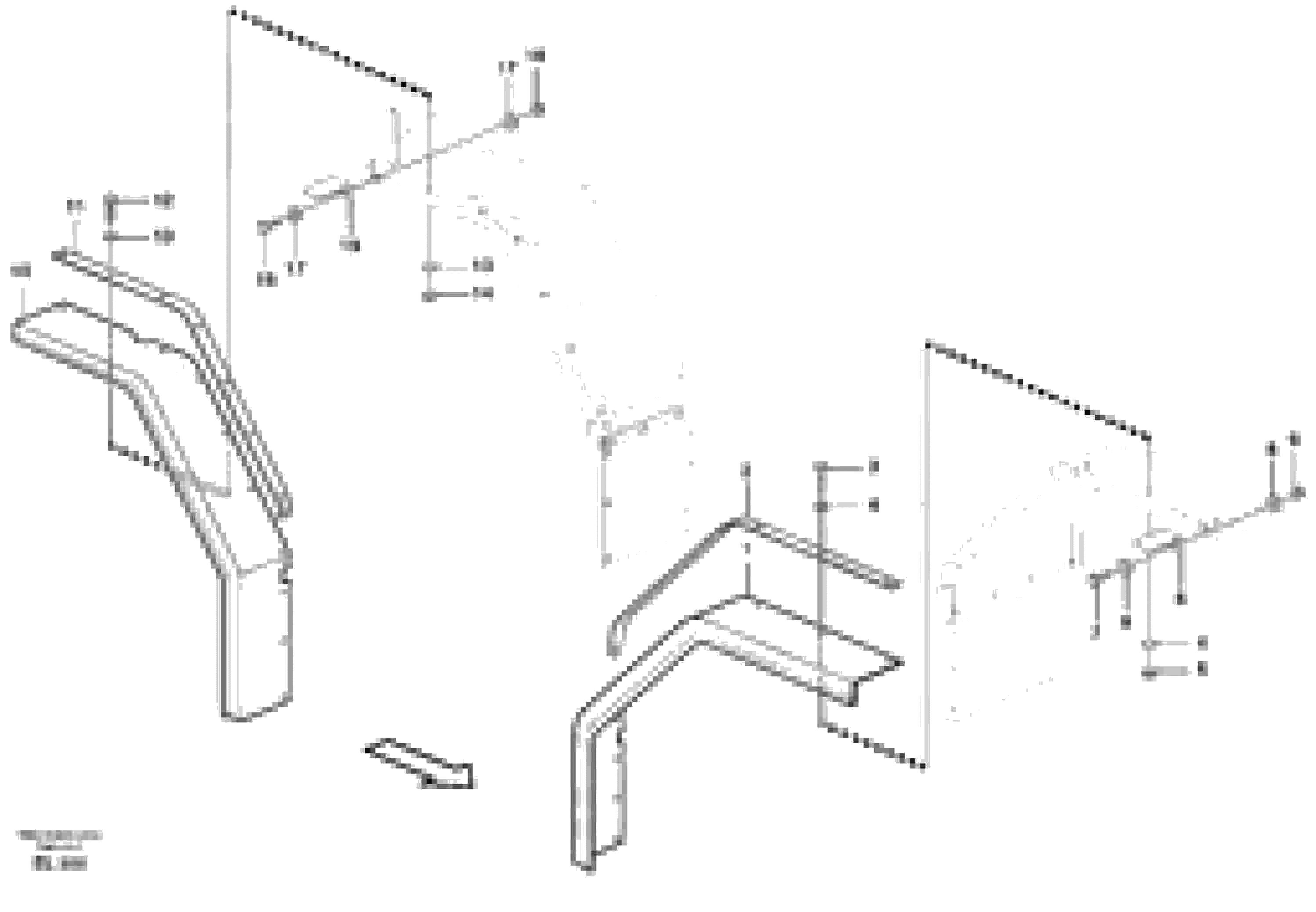 Схема запчастей Volvo L180E - 40189 Widener kit for standard mudguards, front/rear L180E HIGH-LIFT S/N 8002 - 9407