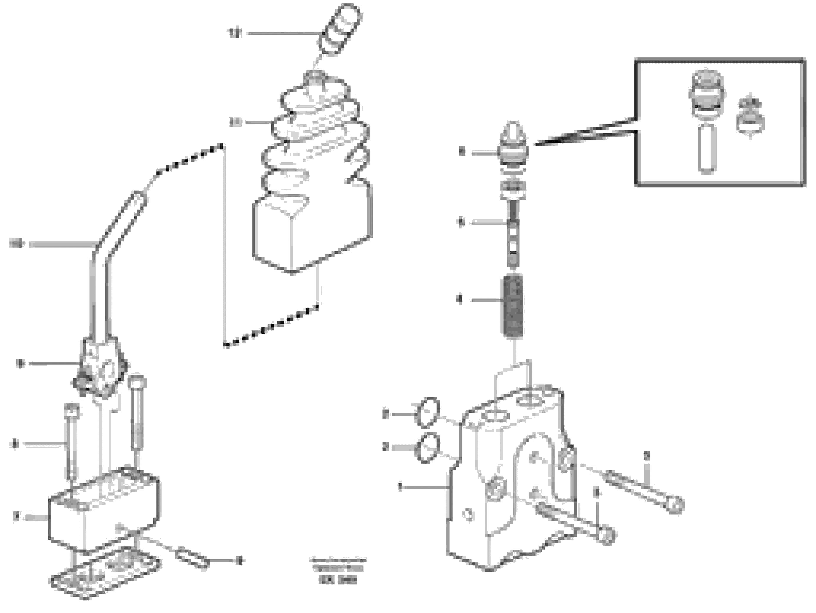 Схема запчастей Volvo L180E - 16035 Control valve L180E S/N 5004 - 7398 S/N 62501 - 62543 USA