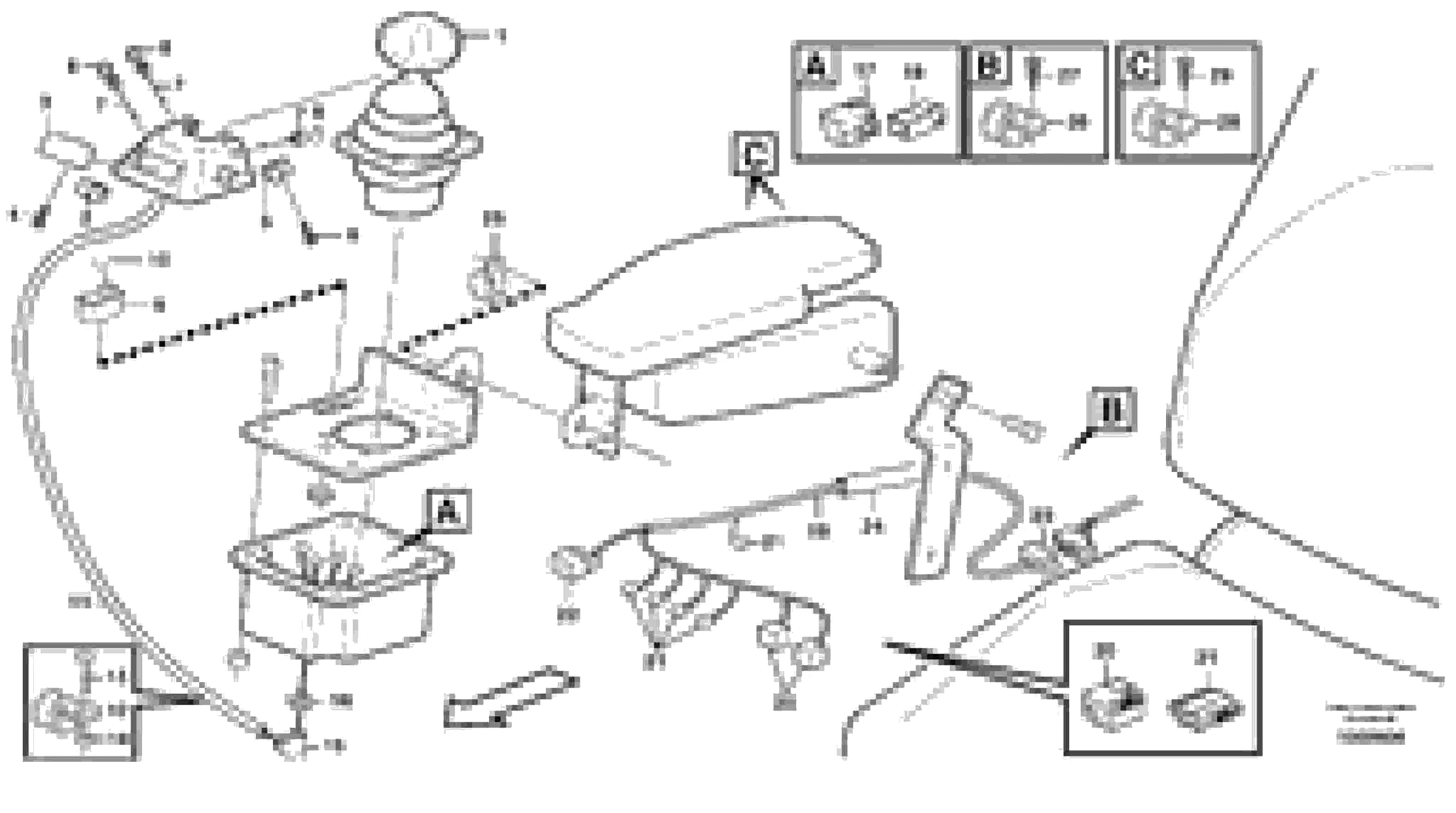 Схема запчастей Volvo L180E - 59886 Cable harness, armrest L180E HIGH-LIFT S/N 5004 - 7398