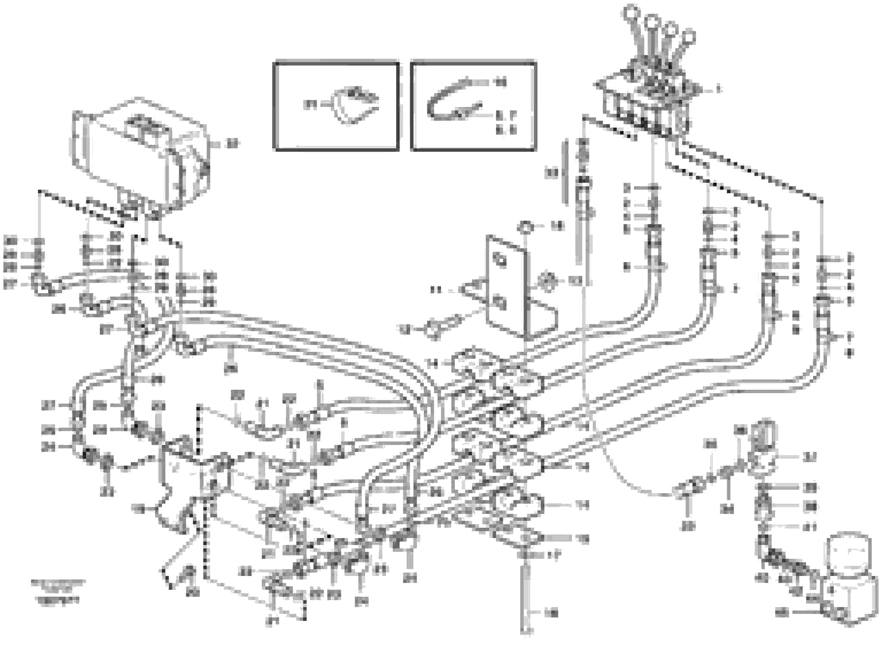 Схема запчастей Volvo L180E - 92315 Servo - hydraulic. 3rd and 4th function L180E S/N 5004 - 7398 S/N 62501 - 62543 USA