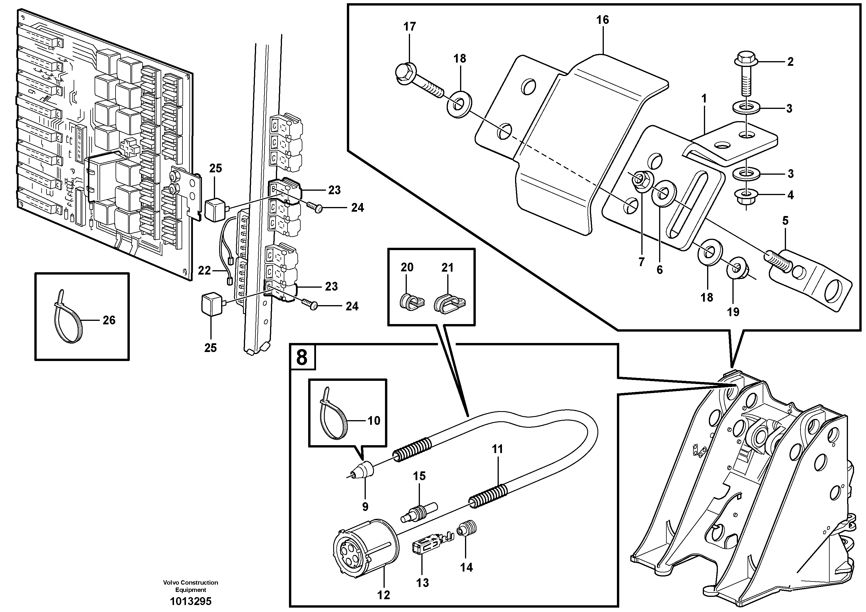 Схема запчастей Volvo L180E - 59877 Bucket positioner and boom kickout L180E S/N 5004 - 7398 S/N 62501 - 62543 USA