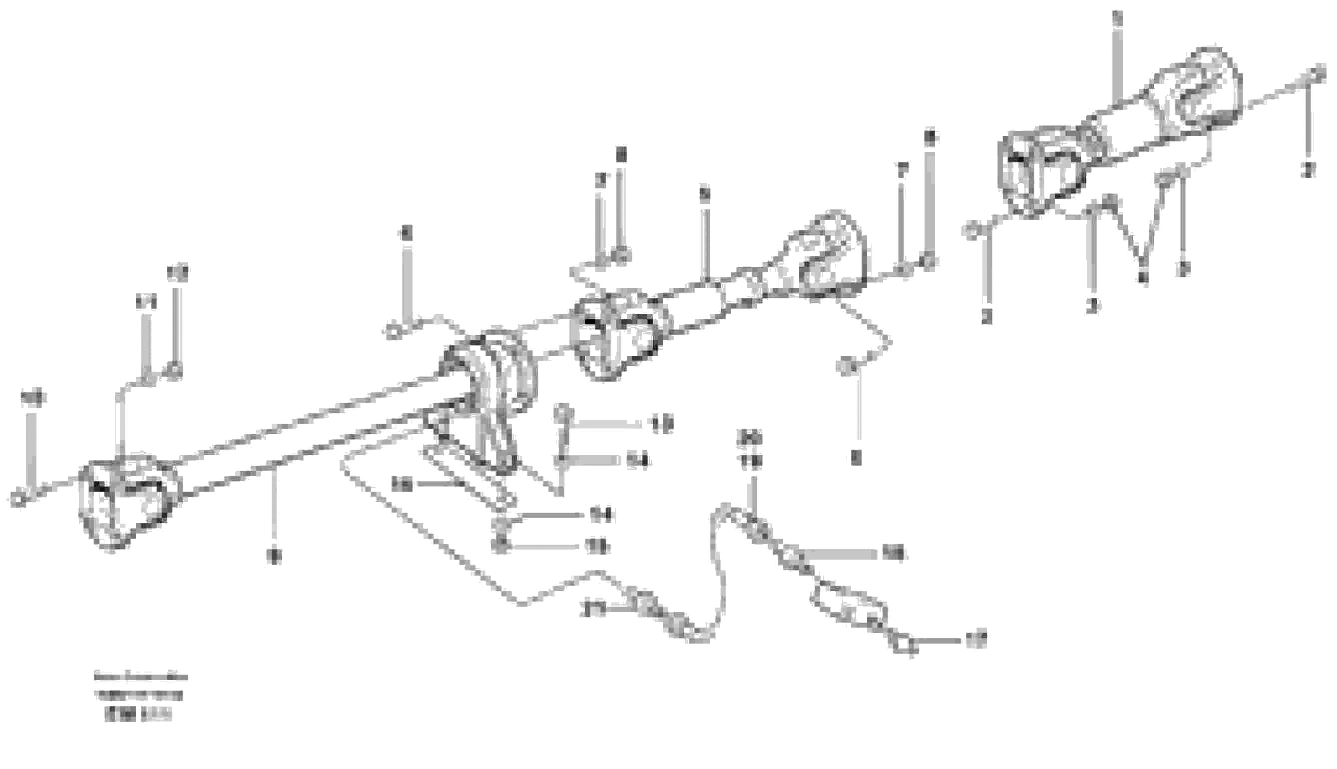 Схема запчастей Volvo L180E - 48553 Propeller shafts with fitting parts L180E S/N 5004 - 7398 S/N 62501 - 62543 USA