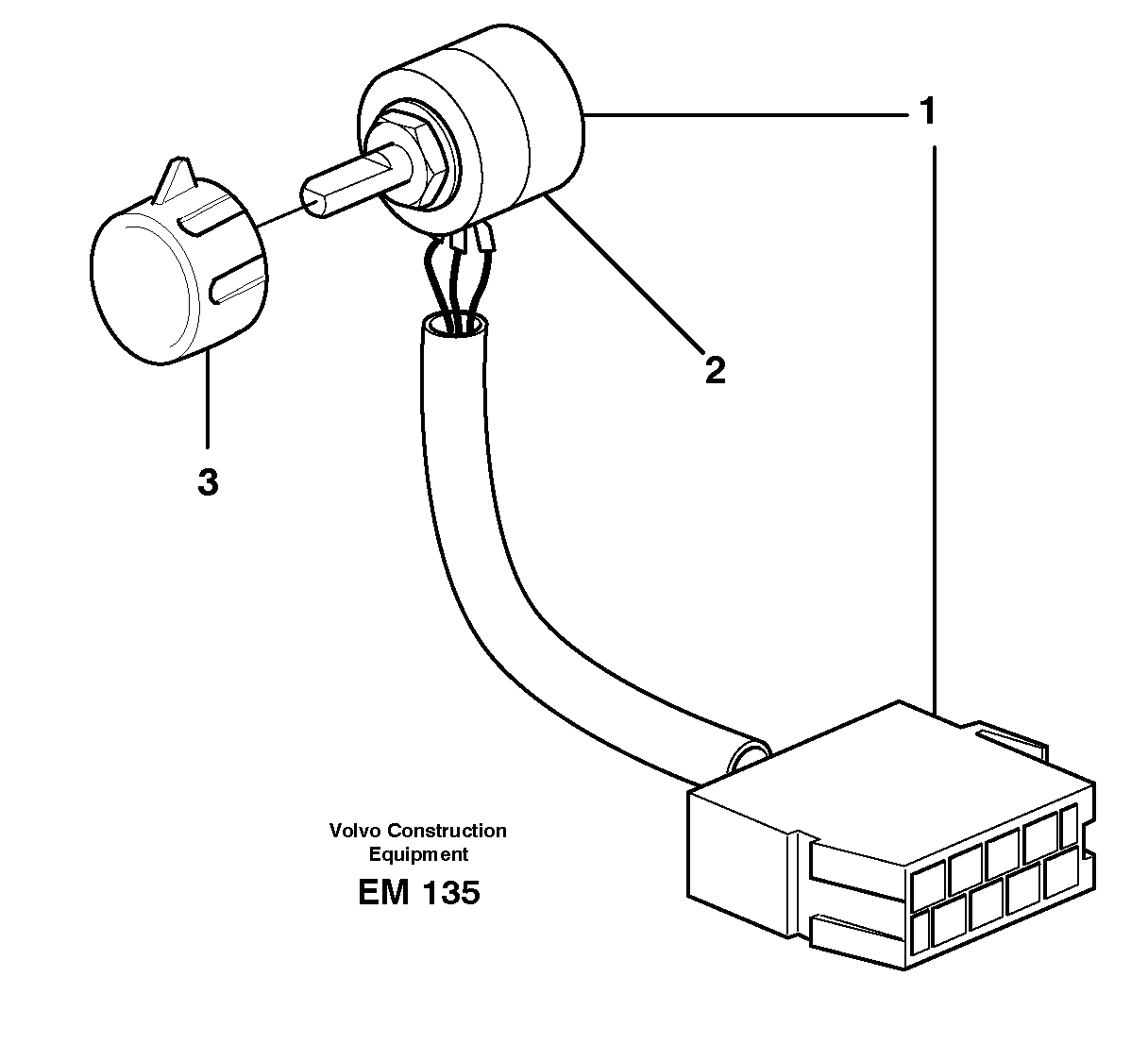 Схема запчастей Volvo L180E - 47731 Hand throttle control L180E S/N 8002 - 9407
