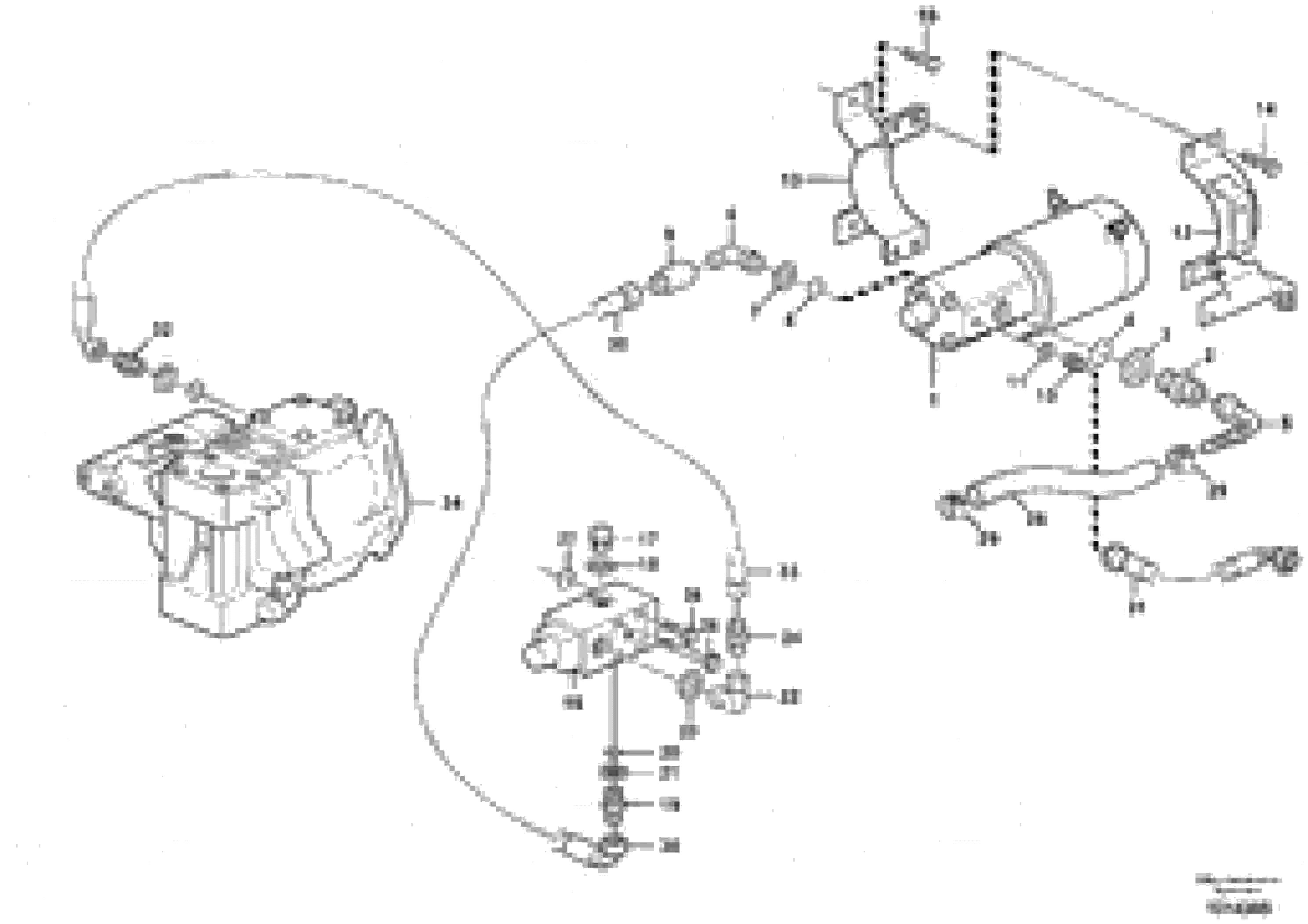 Схема запчастей Volvo L90D - 51698 Auxiliary steering system L90D