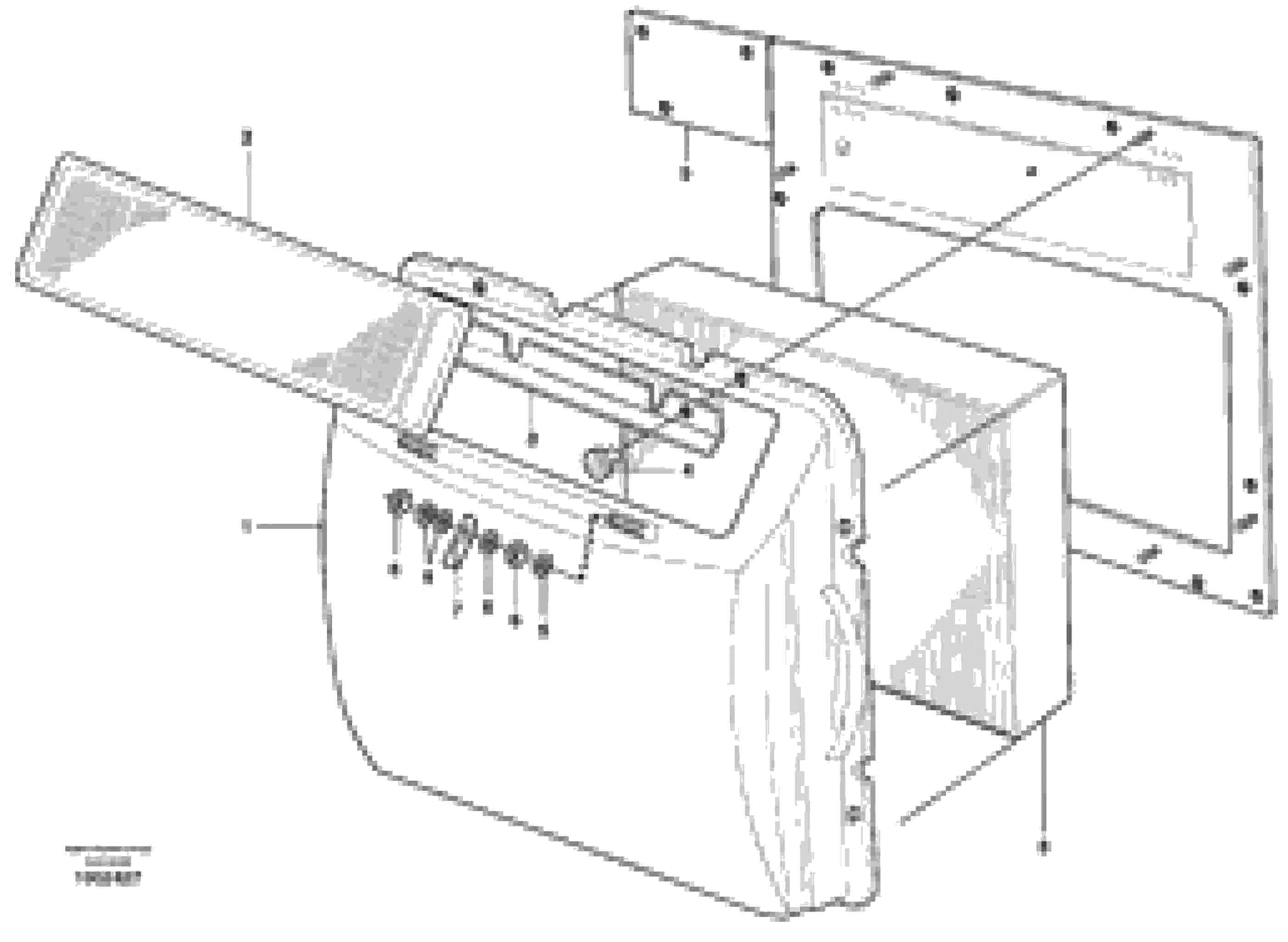 Схема запчастей Volvo L90D - 1564 Air filter L90D