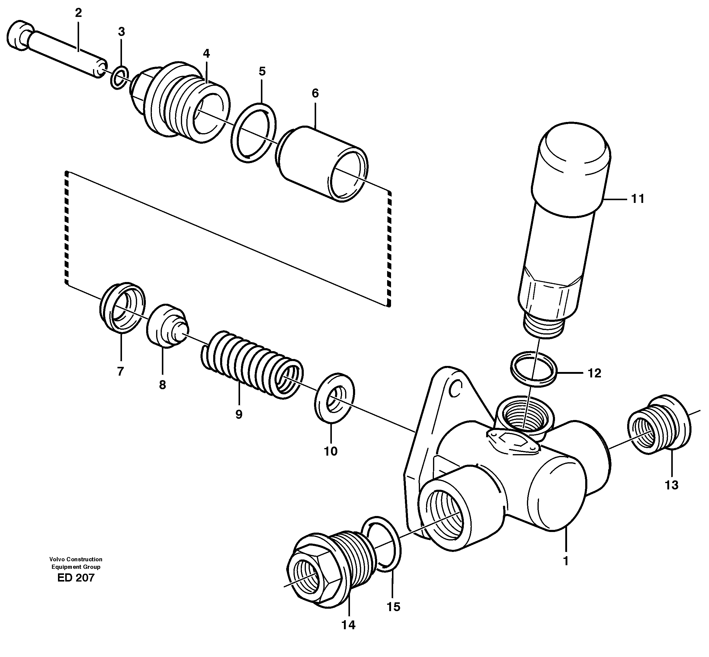 Схема запчастей Volvo L90D - 96703 Feed pump L90D