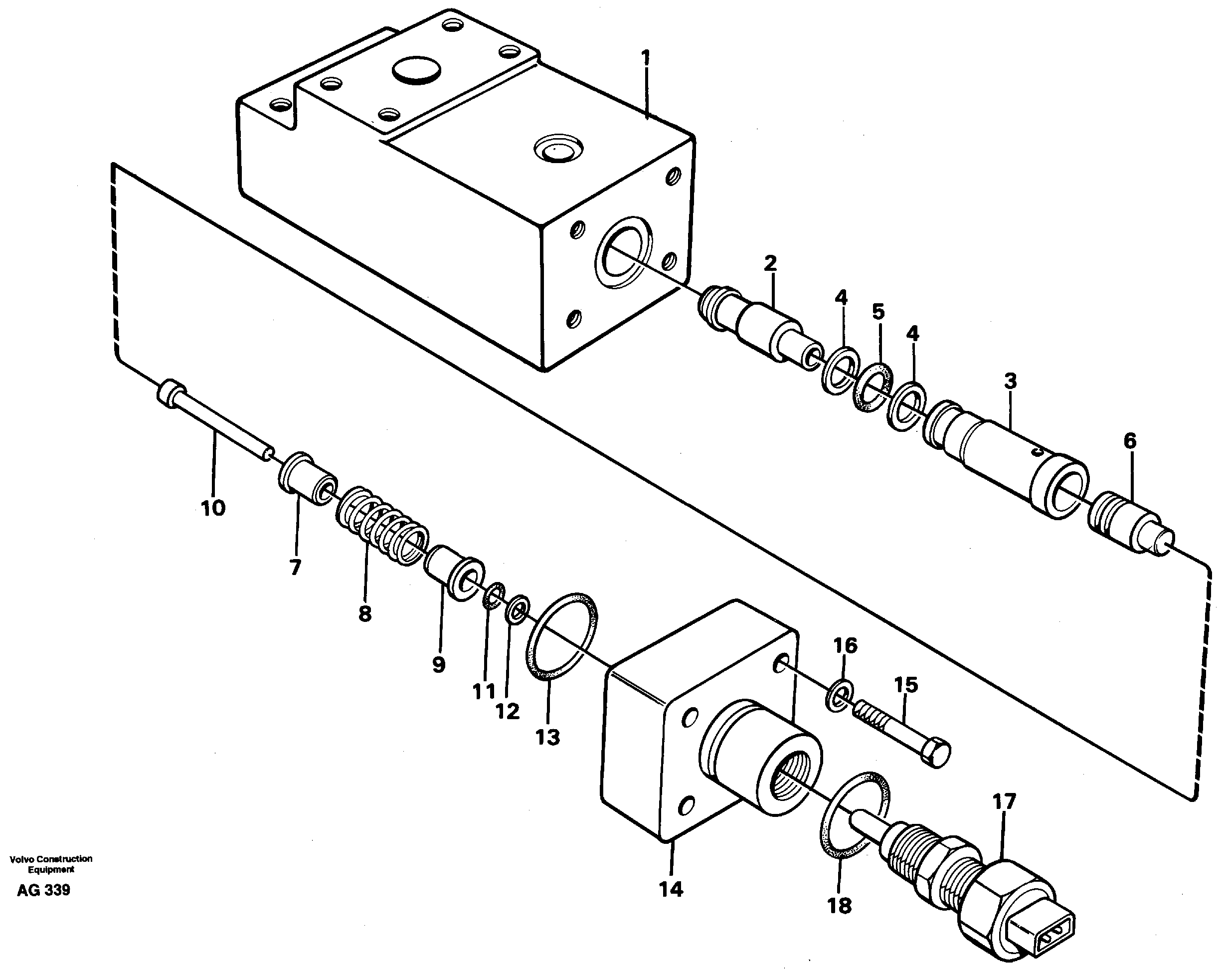 Схема запчастей Volvo L50C - 51368 Sensor L50B/L50C VOLVO BM VOLVO BM L50B/L50C SER NO - 10966