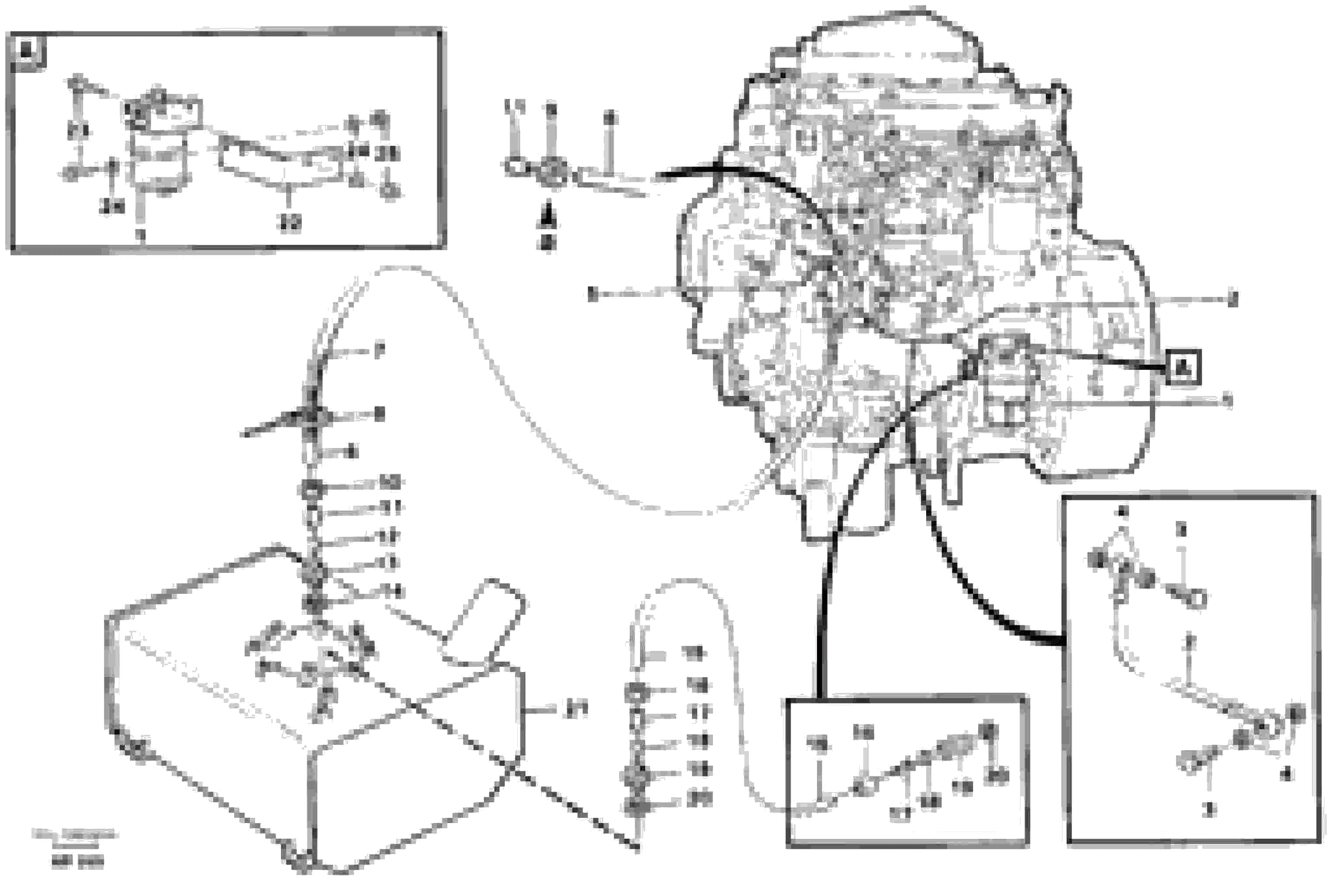 Схема запчастей Volvo L50C - 86041 Fuel system: Fuel tank - fuel pump L50C S/N 10967-, OPEN ROPS S/N 35001-