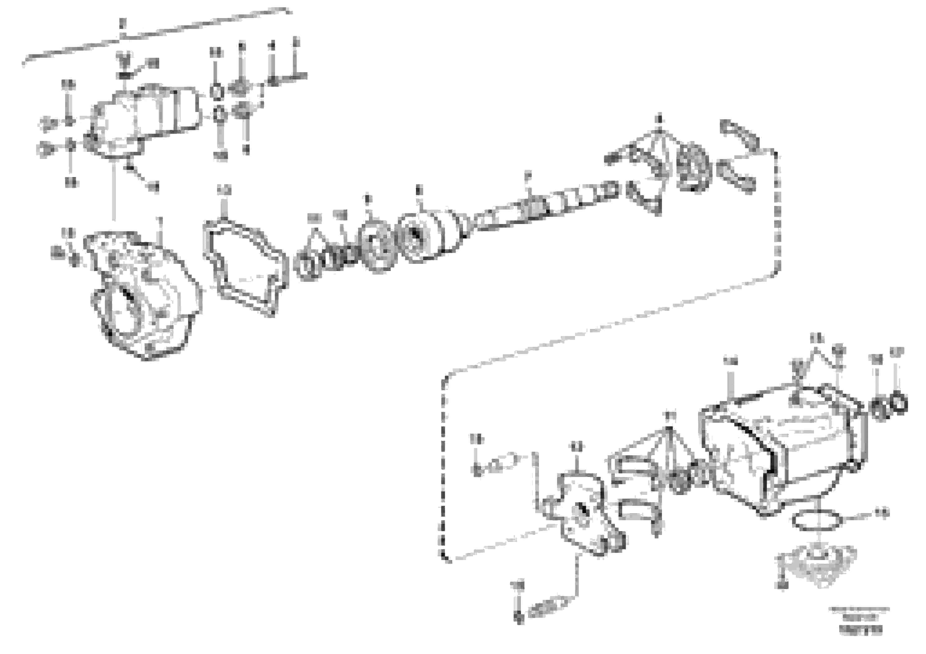 Схема запчастей Volvo L50C - 10281 Гидронасос (основной насос) L50B/L50C VOLVO BM VOLVO BM L50B/L50C SER NO - 10966