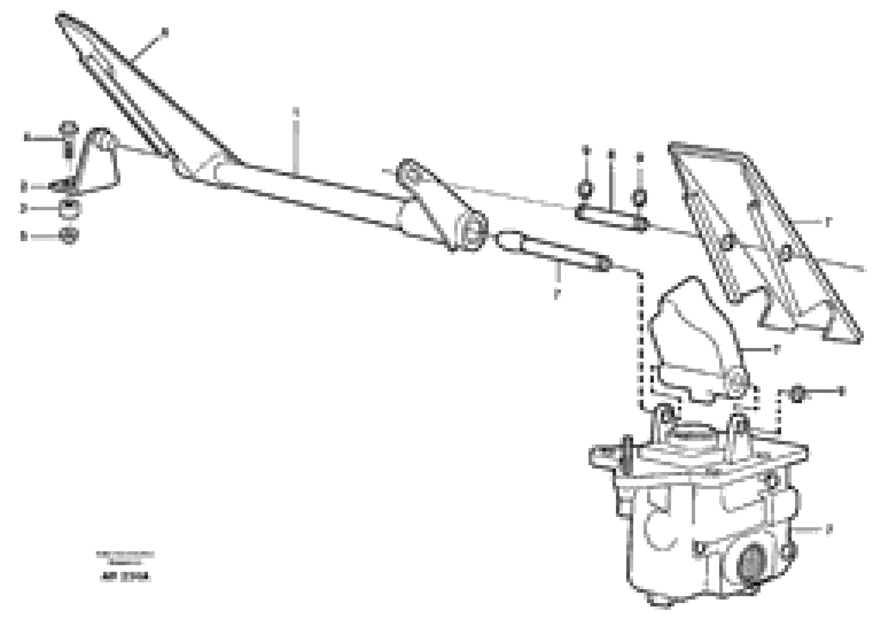 Схема запчастей Volvo L50C - 88137 Dual brake pedals L50C S/N 10967-, OPEN ROPS S/N 35001-