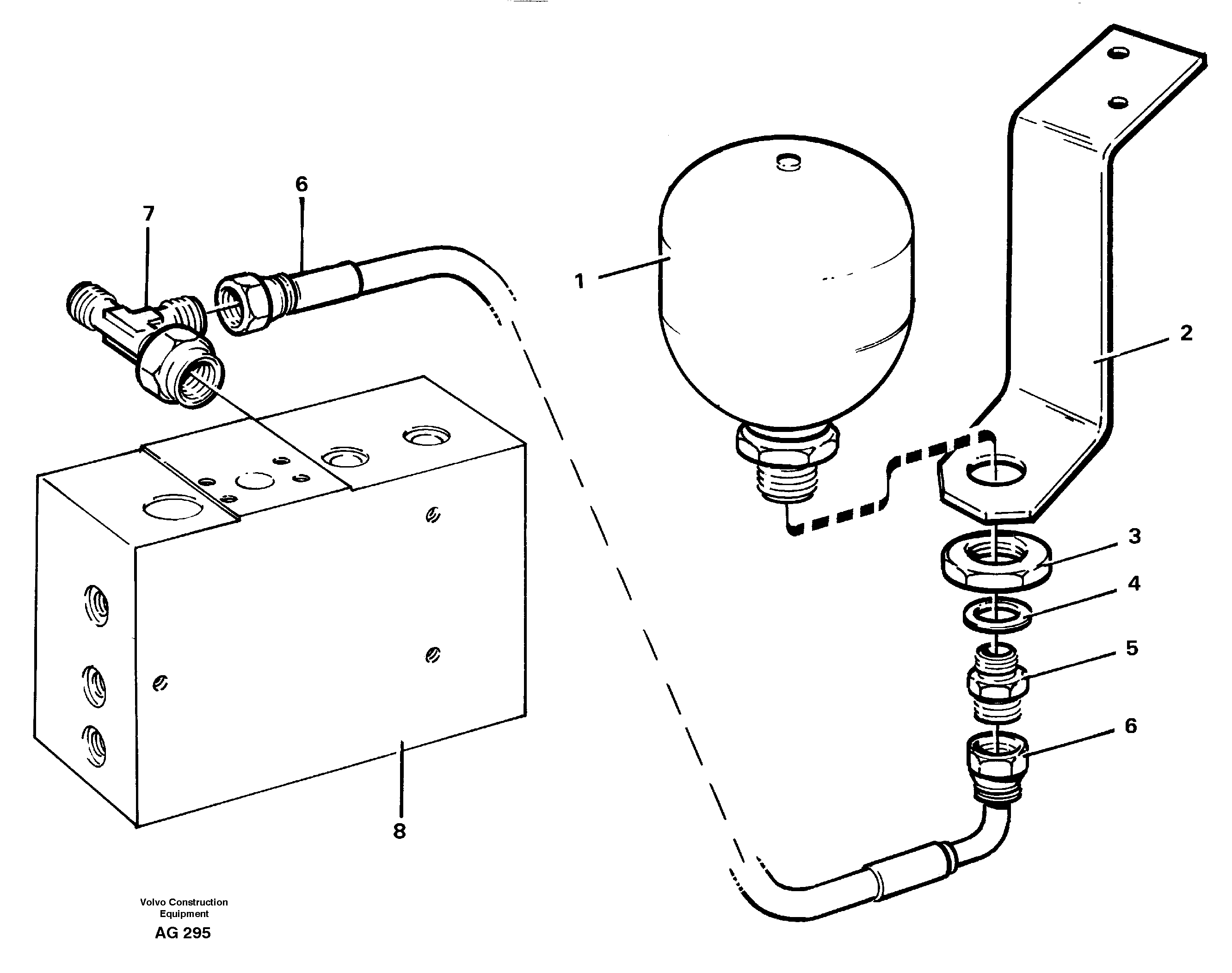 Схема запчастей Volvo L50C - 55967 Boom lowering system L50B/L50C VOLVO BM VOLVO BM L50B/L50C SER NO - 10966