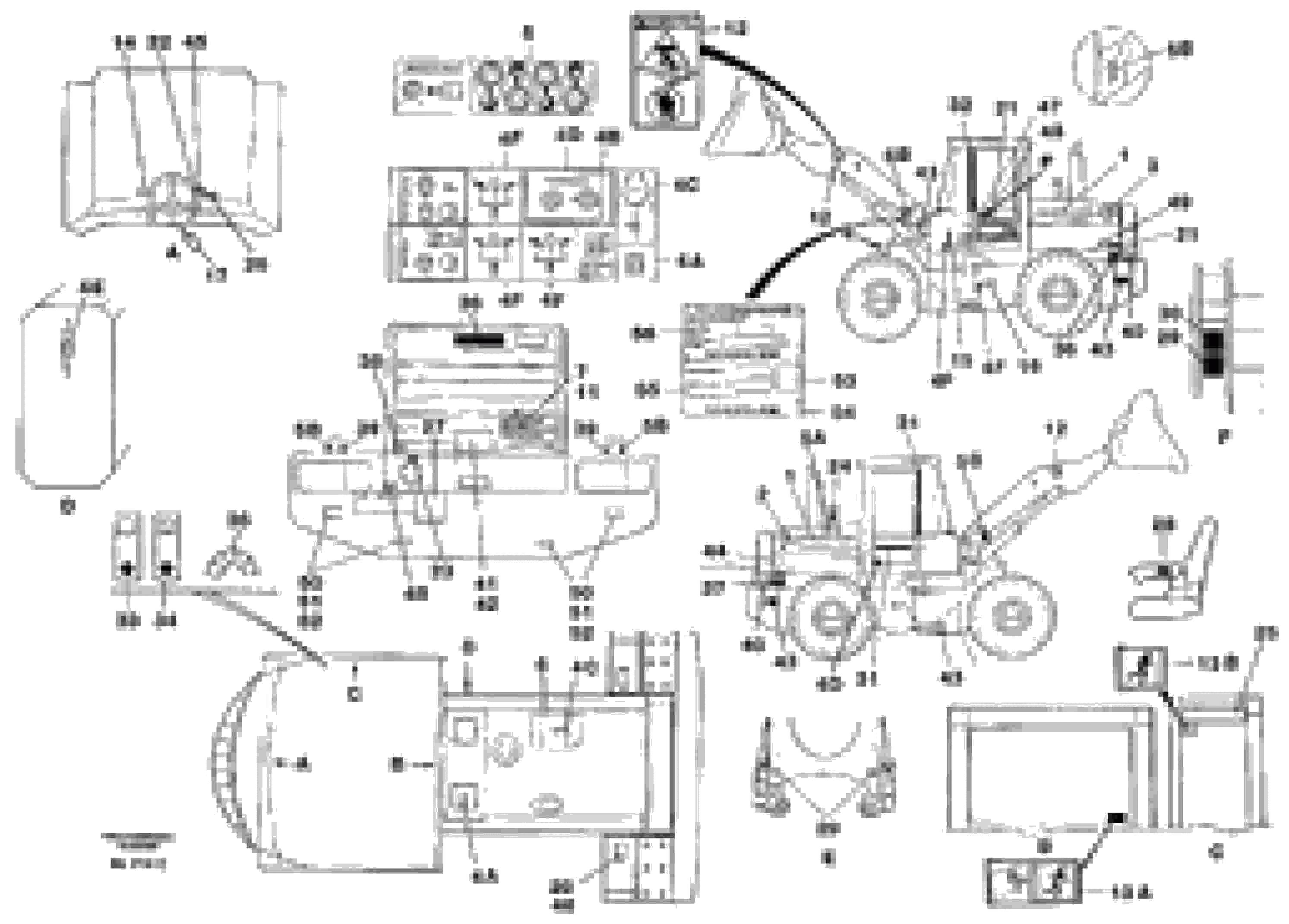 Схема запчастей Volvo L70C - 66644 Sign plates and decals L70B/L70C VOLVO BM VOLVO BM L70B/L70C SER NO - 13115