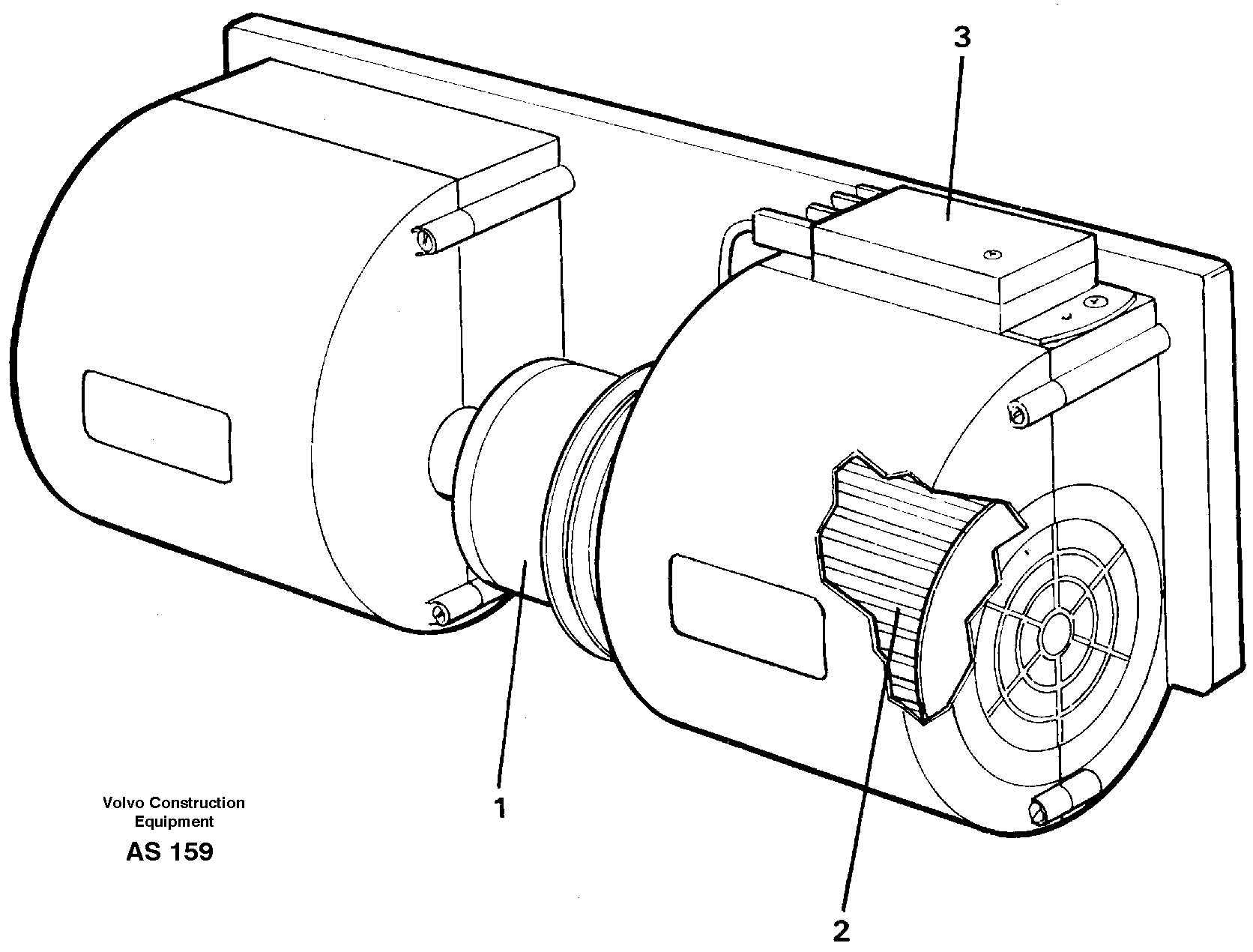 Схема запчастей Volvo L70C - 30599 Fan L70C SER NO 13116-, SER NO BRAZIL 70007-