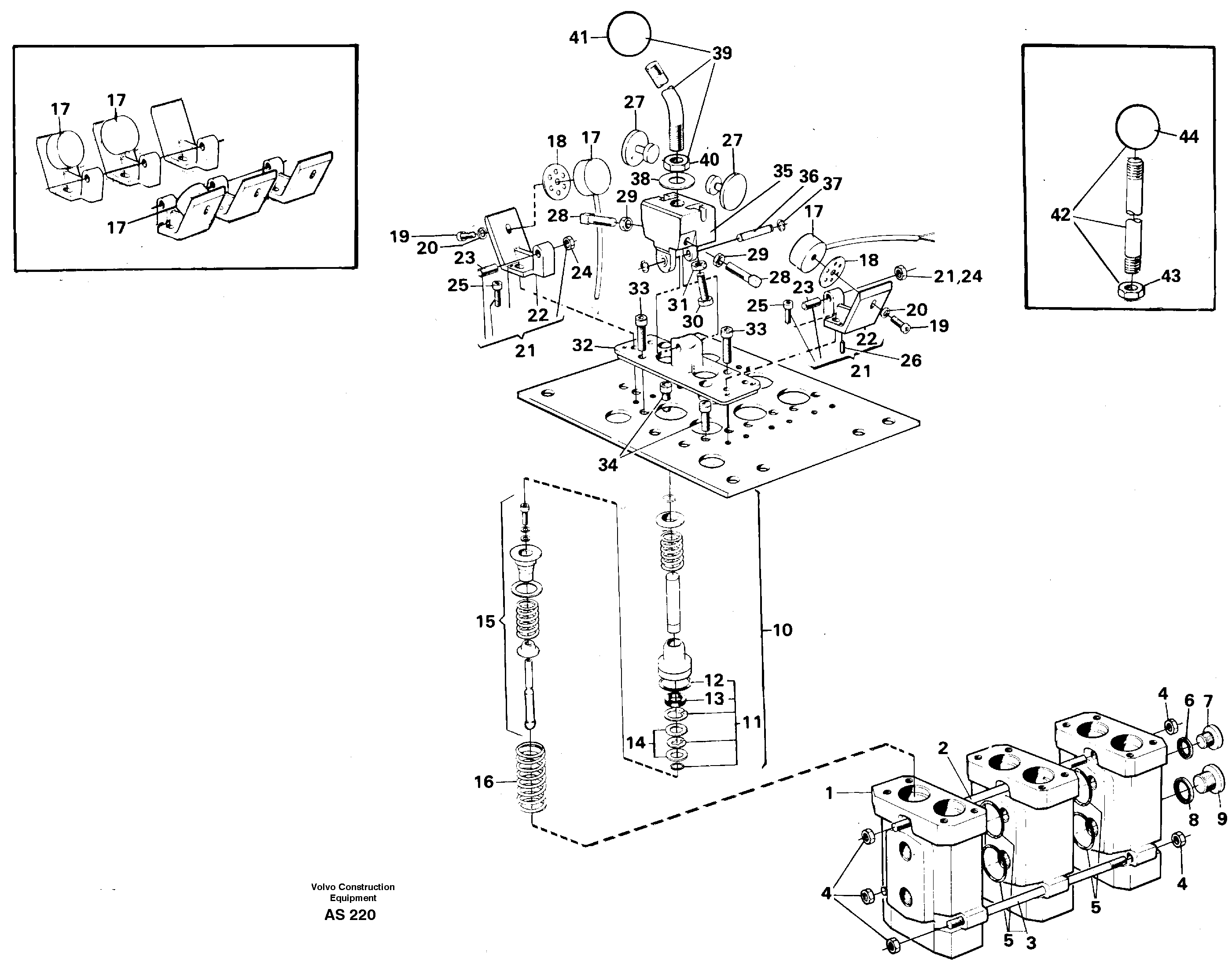 Схема запчастей Volvo L70C - 101151 Servo valve L70C SER NO 13116-, SER NO BRAZIL 70007-