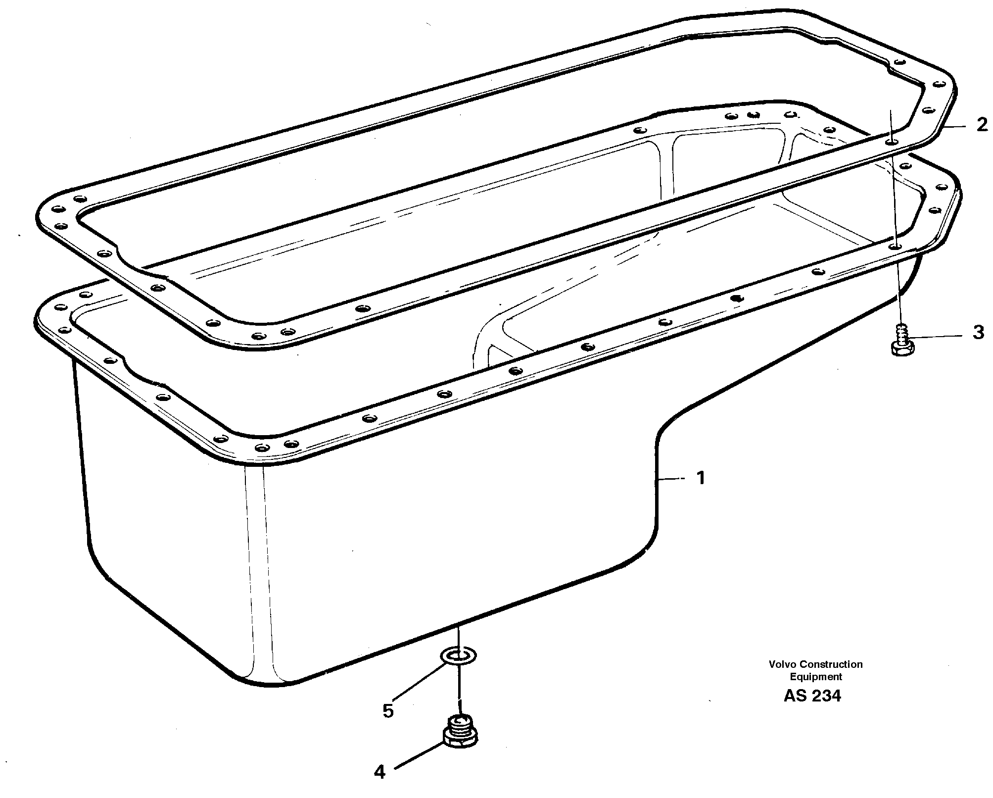 Схема запчастей Volvo L70C - 10456 Oil sump L70C SER NO 13116-, SER NO BRAZIL 70007-