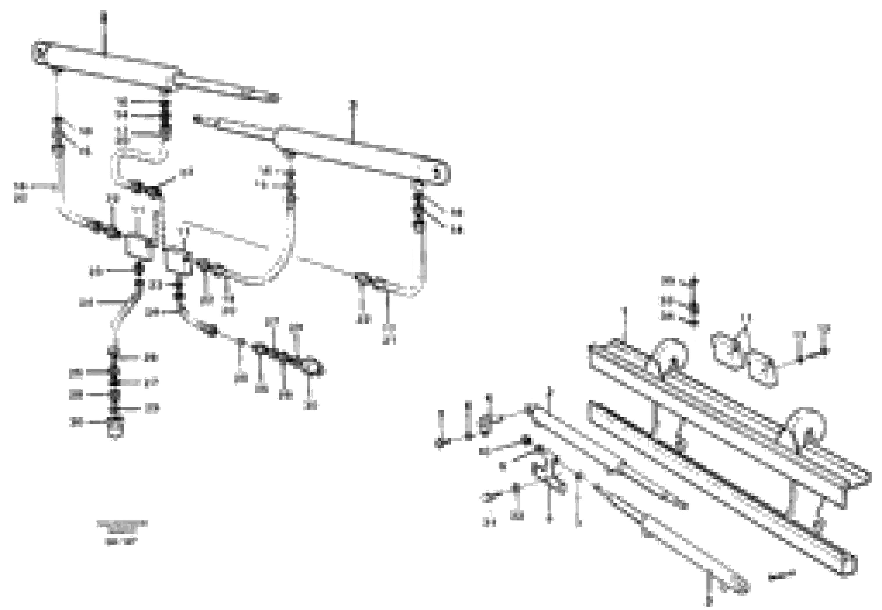 Схема запчастей Volvo L70C - 53553 Fork spreader ATTACHMENTS ATTACHMENTS WHEEL LOADERS GEN. - C