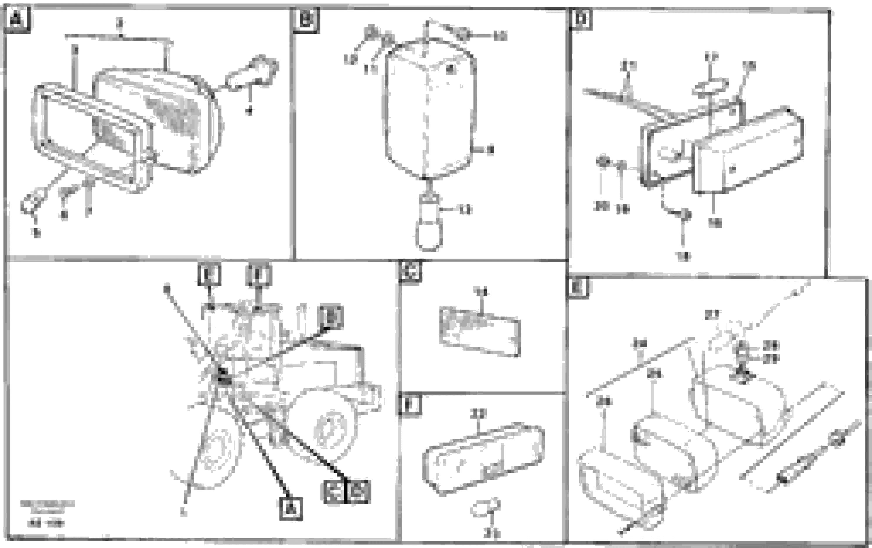 Схема запчастей Volvo L70C - 30456 Lighting, front L70C SER NO 13116-, SER NO BRAZIL 70007-