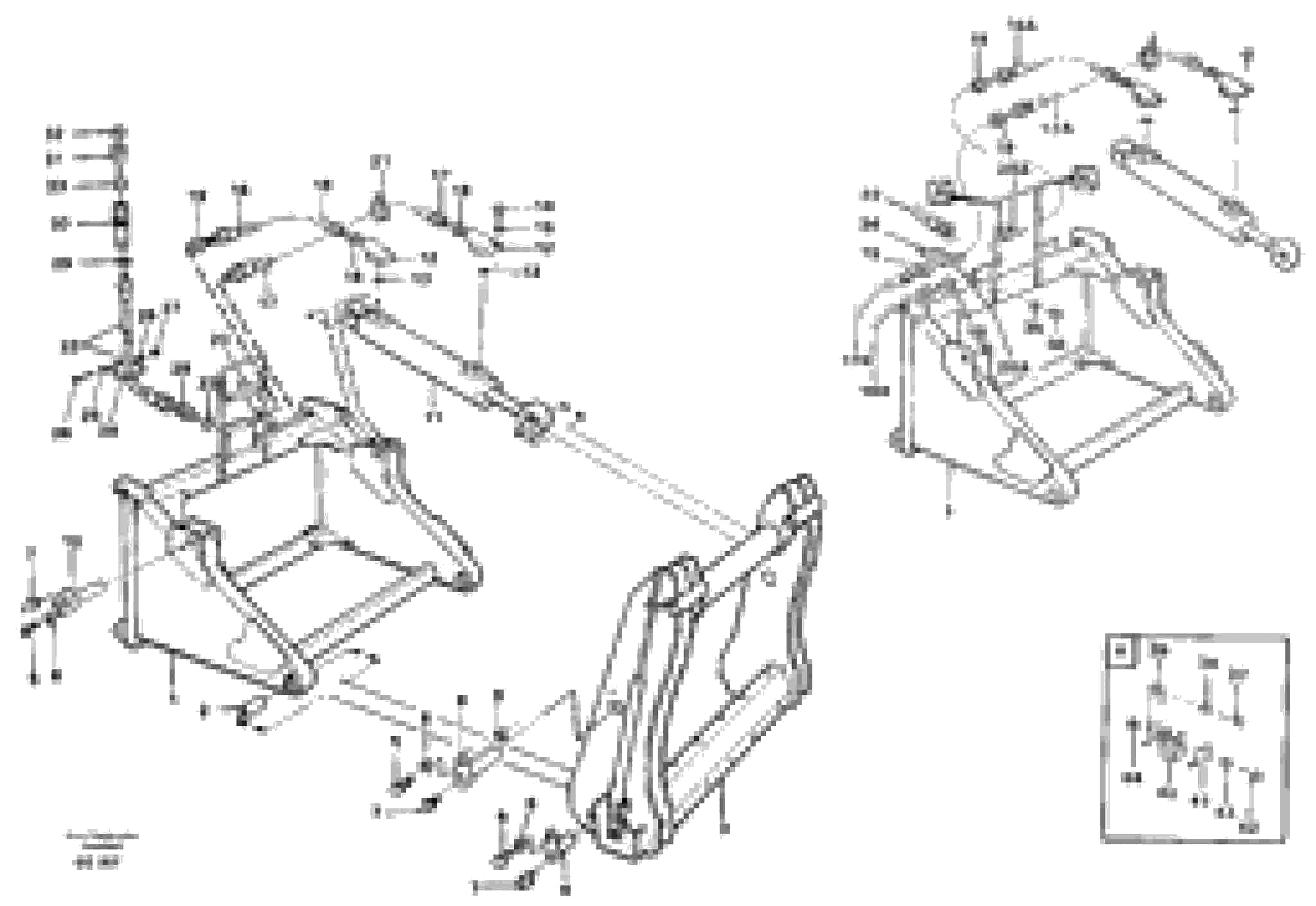 Схема запчастей Volvo L90C - 40094 Hydraulically-operated jib extension ATTACHMENTS ATTACHMENTS WHEEL LOADERS GEN. - C