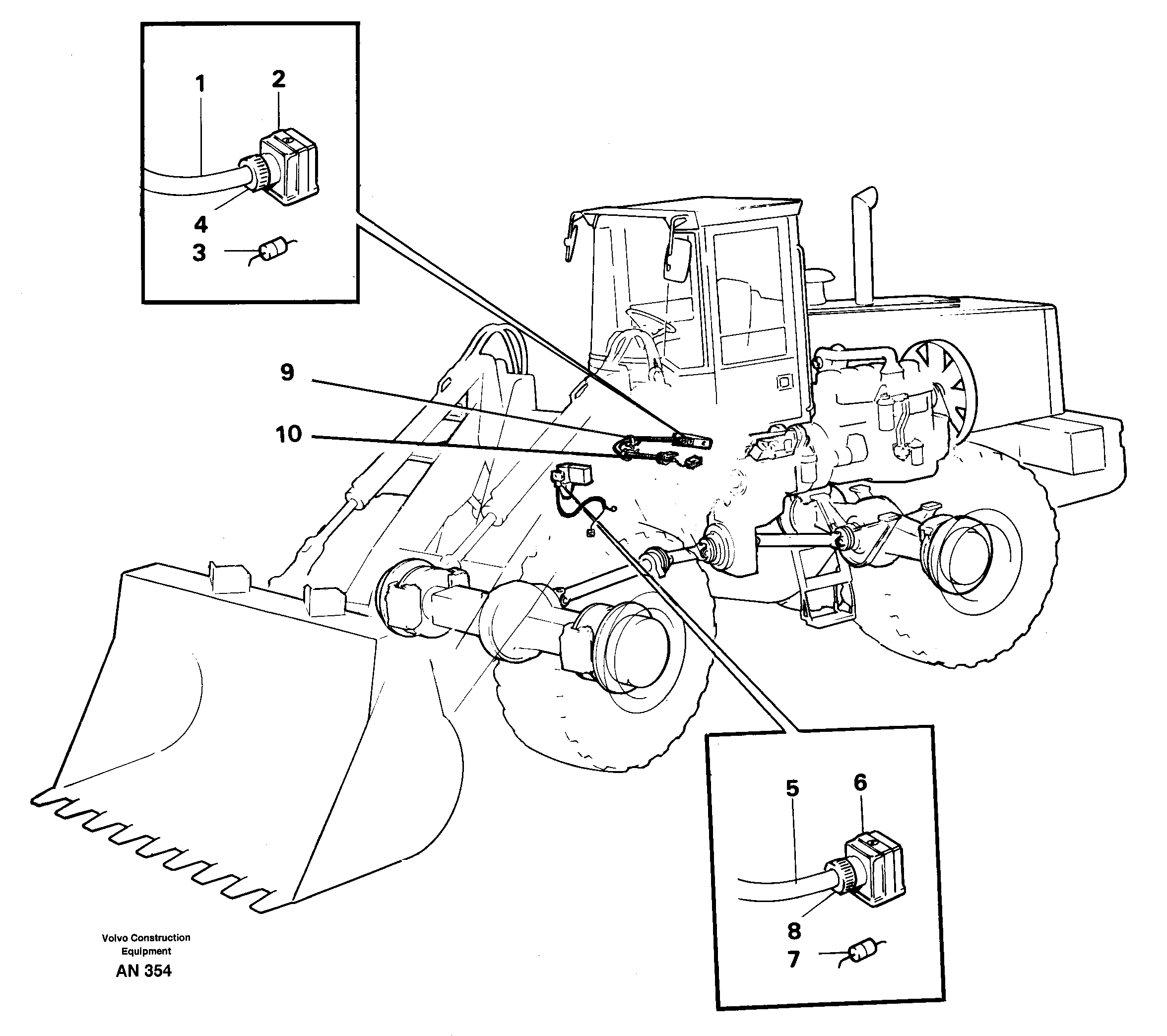 Схема запчастей Volvo L90C - 35812 Attachment locking L90C VOLVO BM VOLVO BM L90C SER NO - 14304