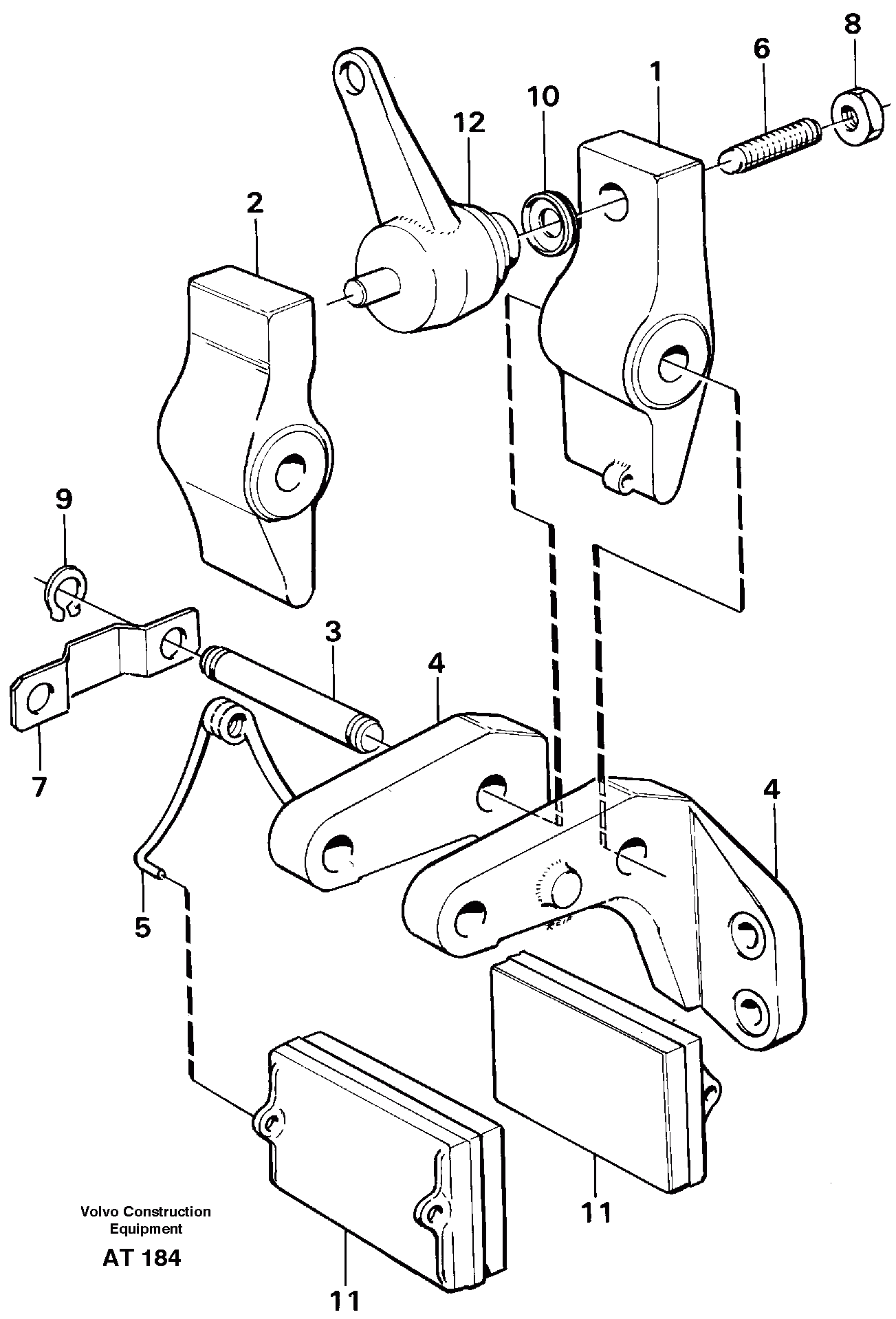 Схема запчастей Volvo L90C - 92797 Parking brake L90C