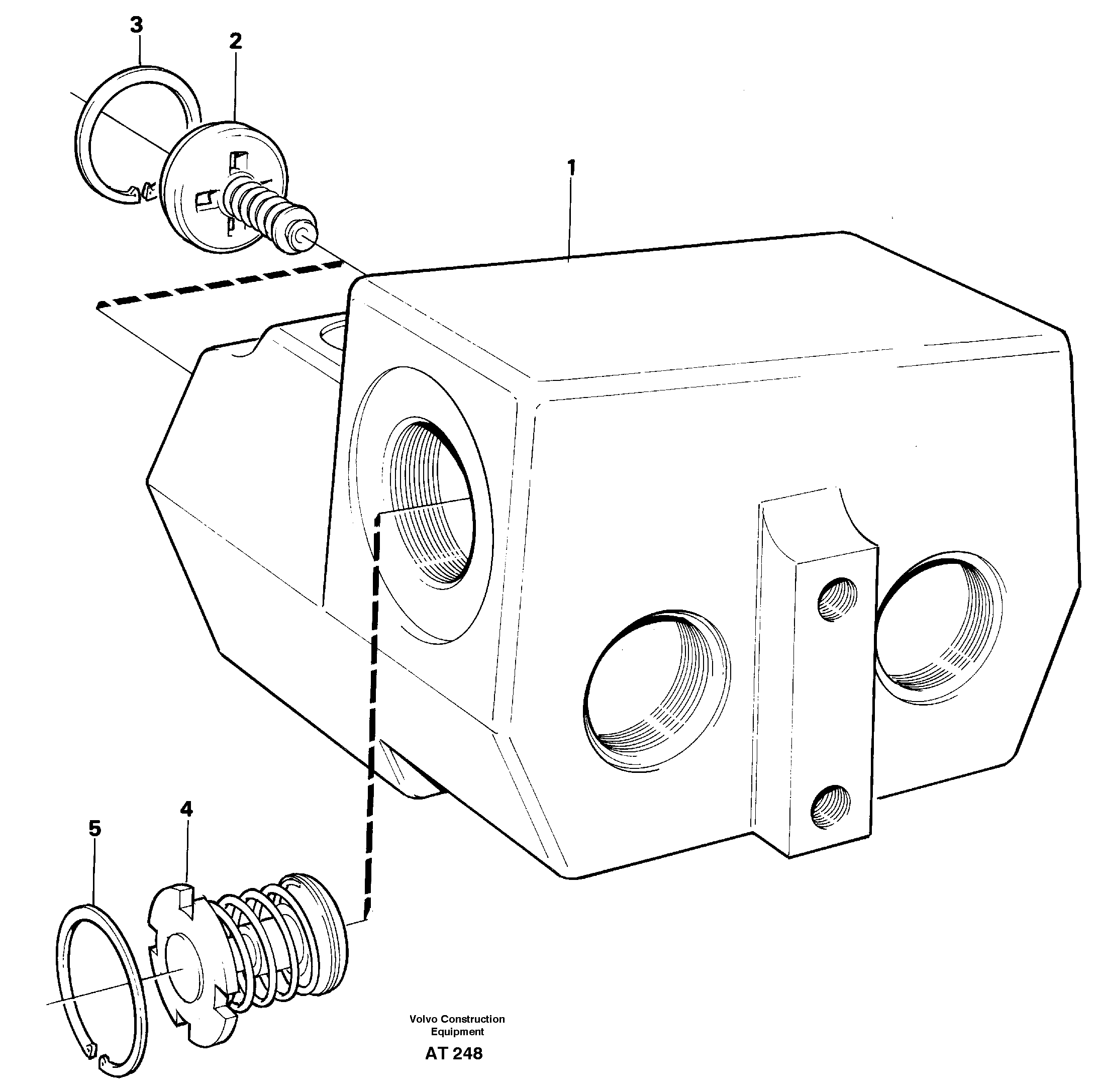 Схема запчастей Volvo L90C - 92792 Shift valve L90C