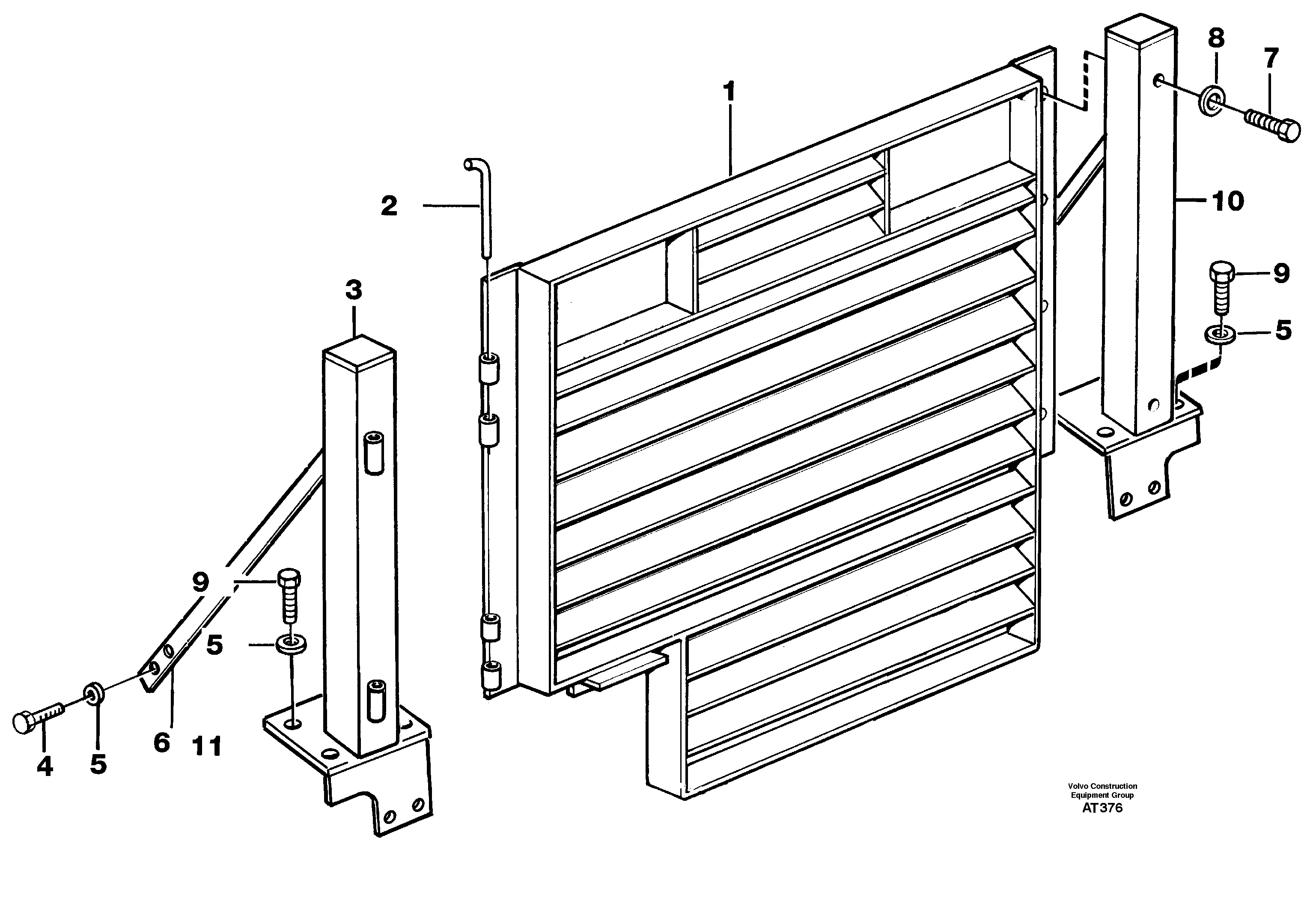 Схема запчастей Volvo L90C - 95678 Radiator, kylare L90C