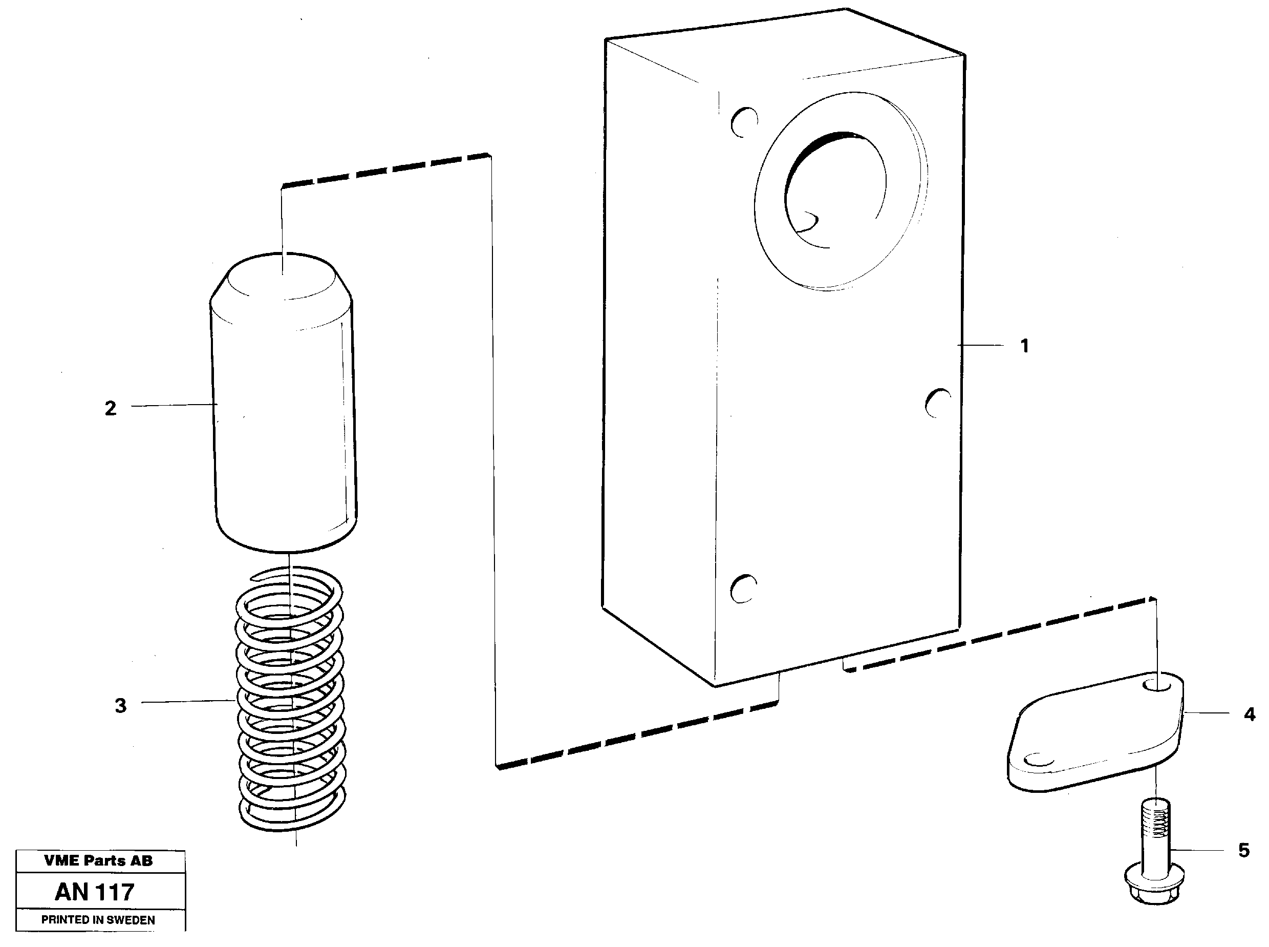 Схема запчастей Volvo L90C - 14574 Safety valve L90C VOLVO BM VOLVO BM L90C SER NO - 14304