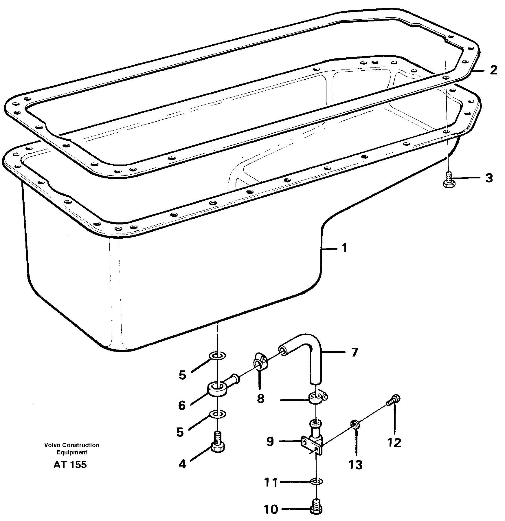 Схема запчастей Volvo L90C - 92517 Oil sump L90C