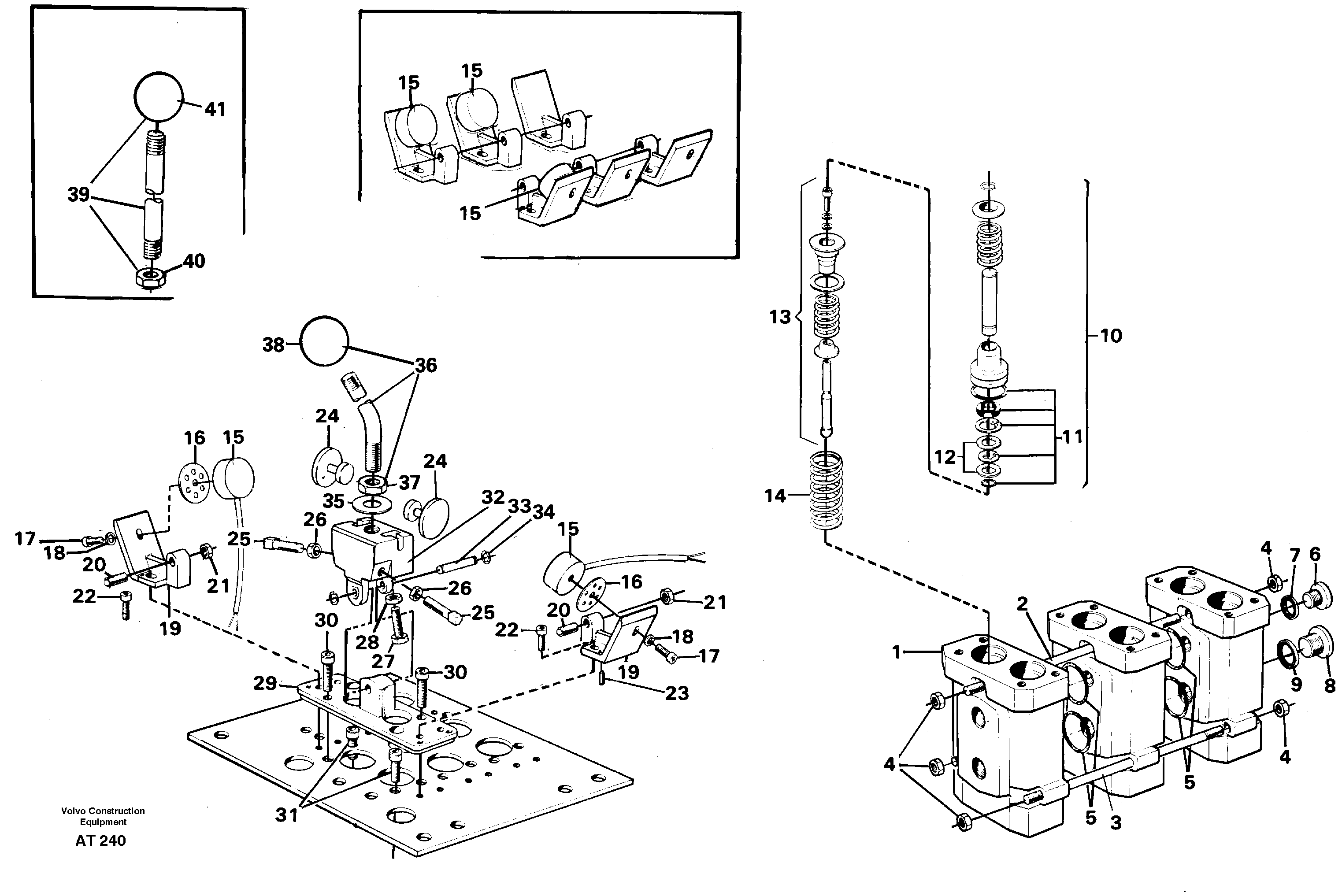 Схема запчастей Volvo L90C - 100457 Servo valve L90C