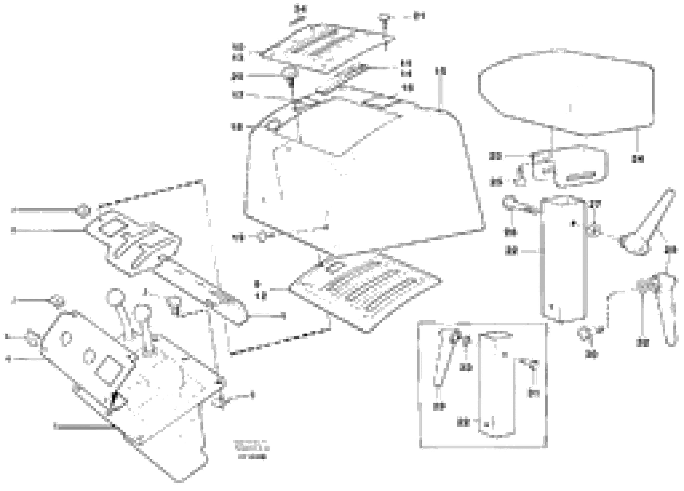 Схема запчастей Volvo L90C - 98394 Servo valve with fitting parts L90C