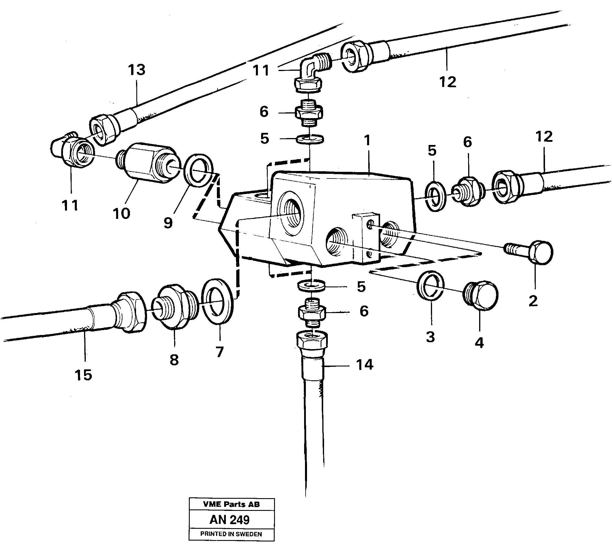 Схема запчастей Volvo L90C - 17251 Shift valve, assembly L90C VOLVO BM VOLVO BM L90C SER NO - 14304