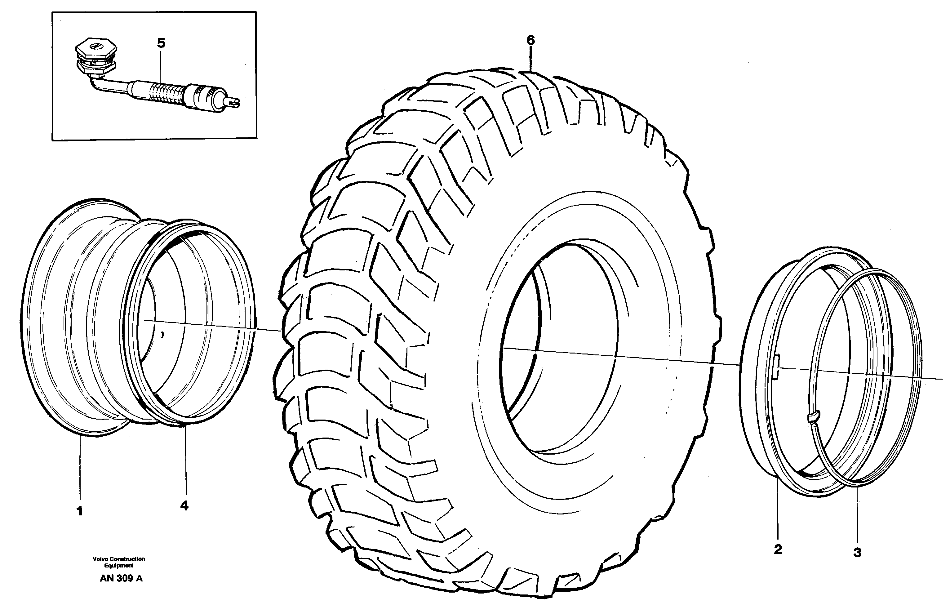 Схема запчастей Volvo L90C - 21791 Wheel L90C VOLVO BM VOLVO BM L90C SER NO - 14304