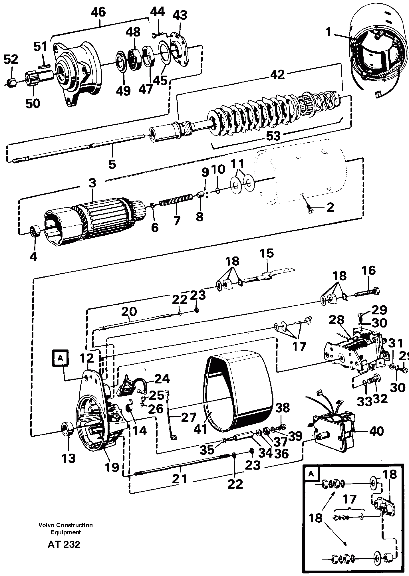 Схема запчастей Volvo L90C - 91657 Starter motor L90C