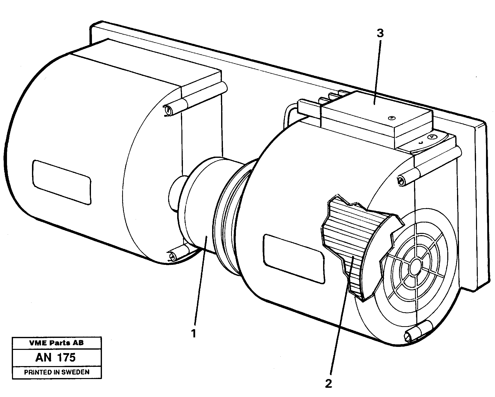 Схема запчастей Volvo L90C - 28934 Fan L90C VOLVO BM VOLVO BM L90C SER NO - 14304