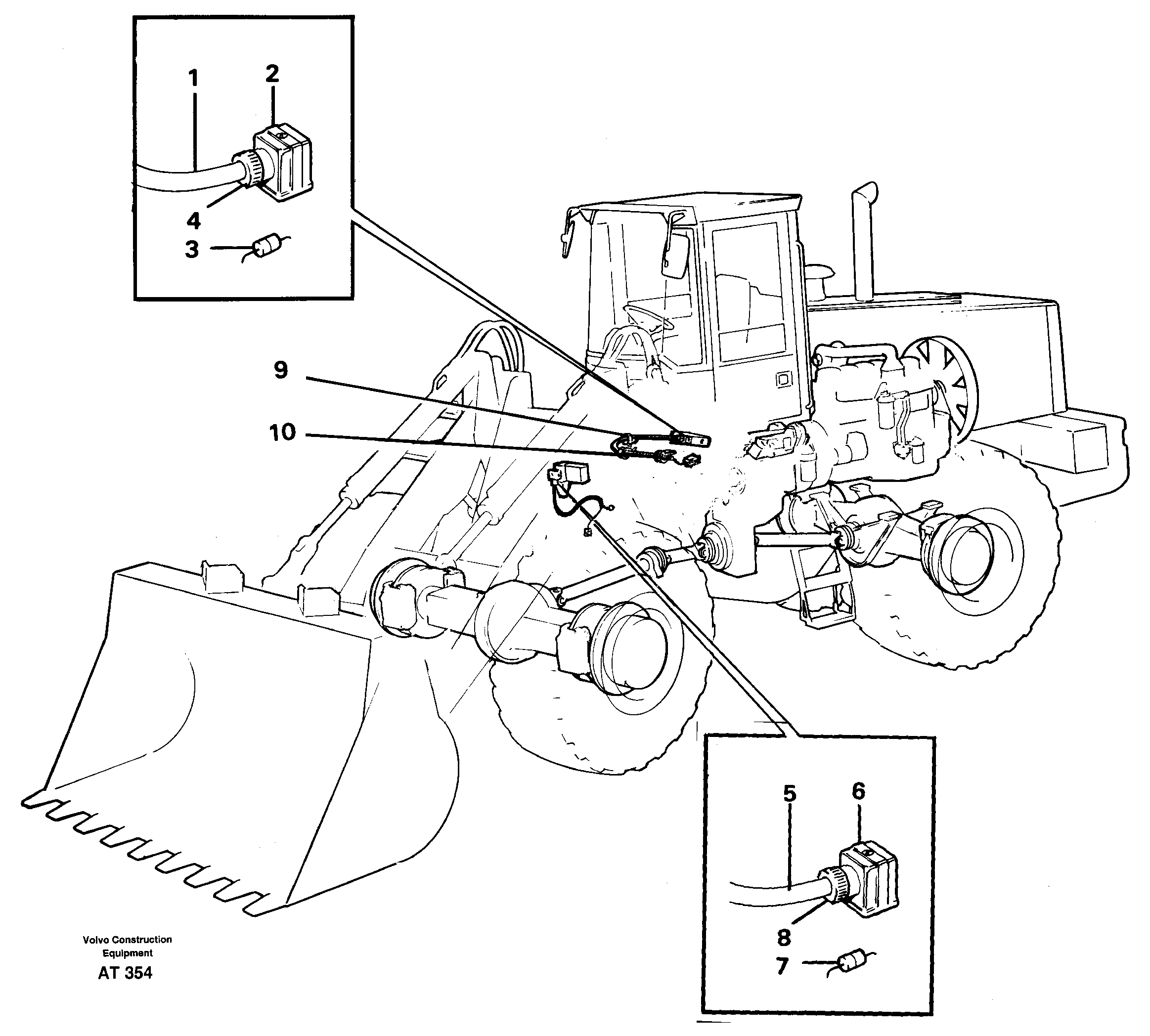 Схема запчастей Volvo L90C - 98717 Attachment locking L90C