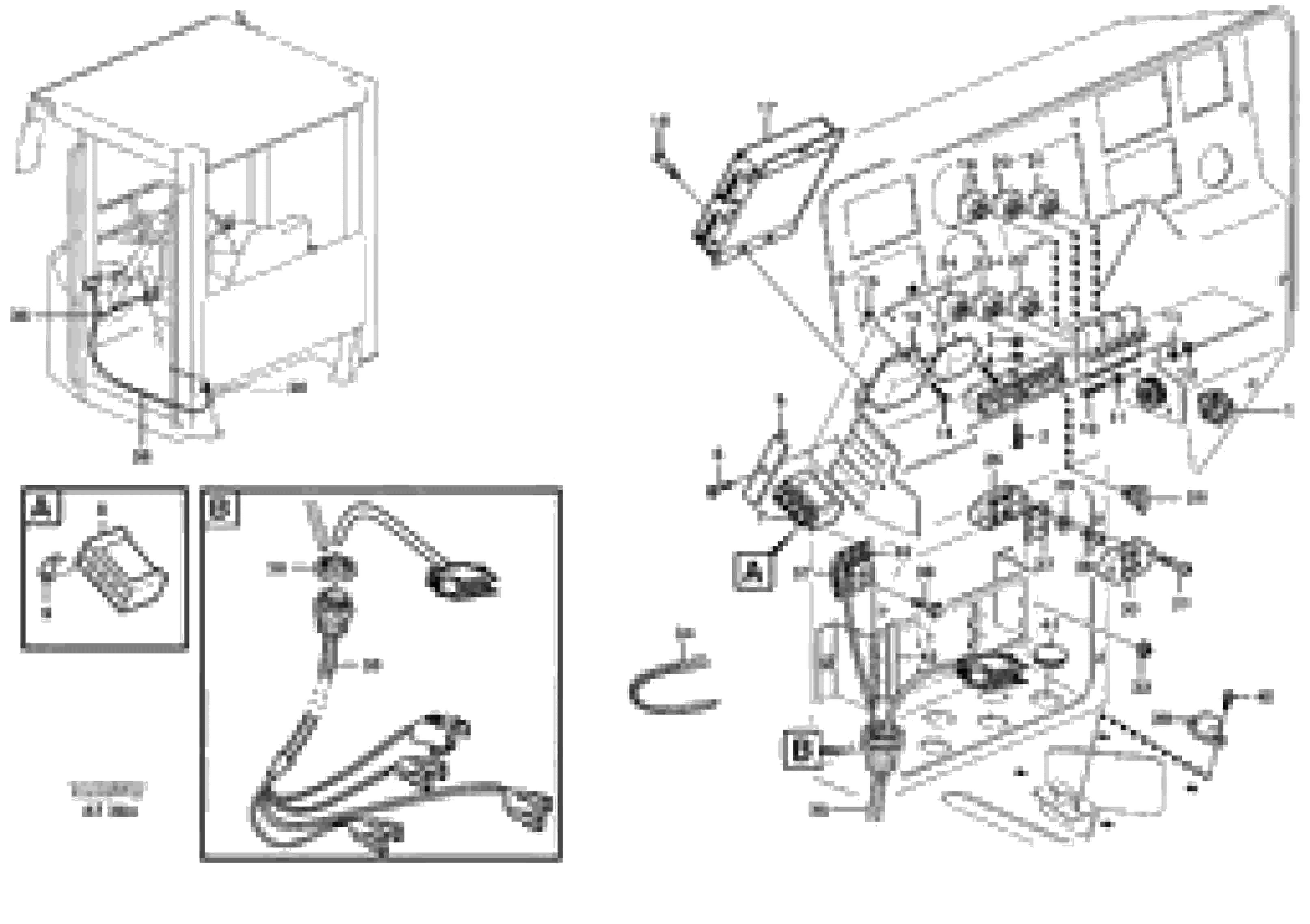 Схема запчастей Volvo L90C - 99332 Electrical distribut.unit and control unit L90C